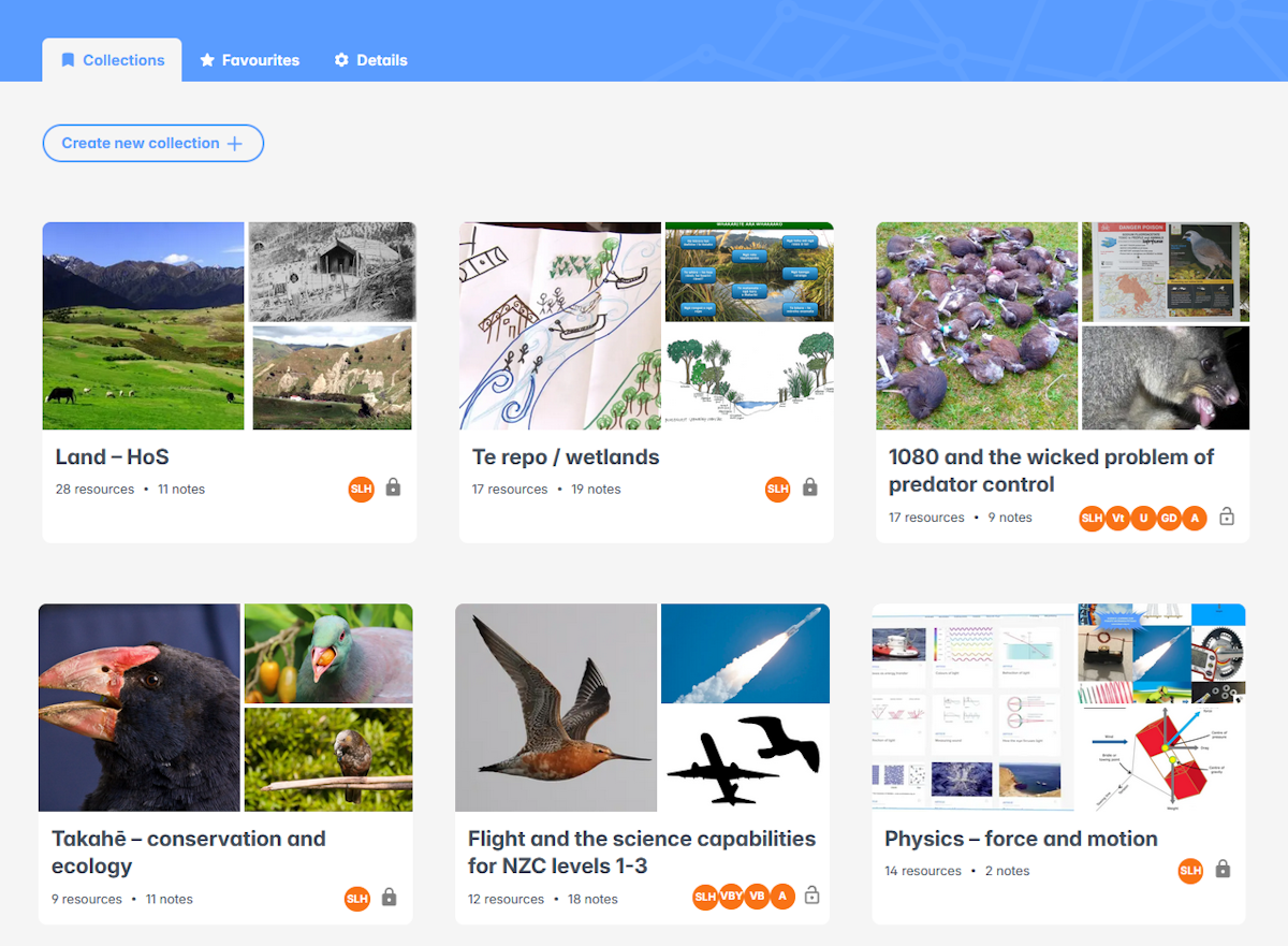 Using the collection tool — Science Learning Hub