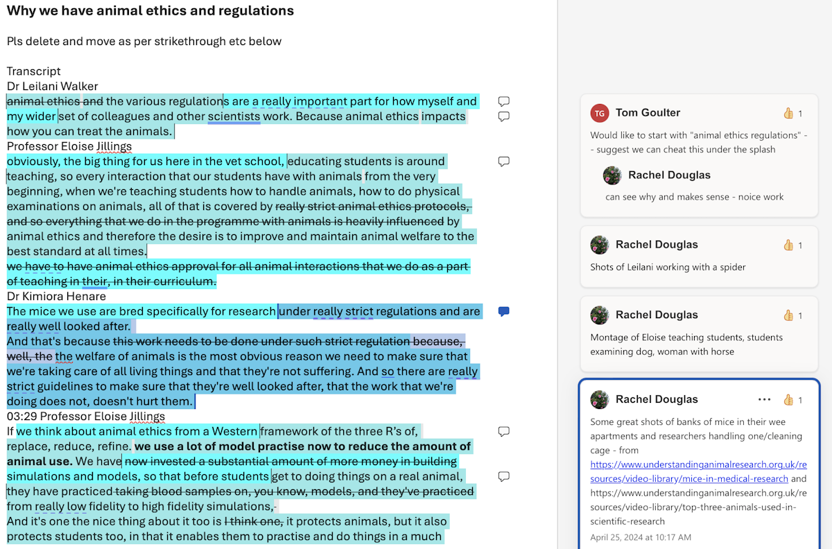 Type Edited Paper Paper edit example — Science Learning Hub