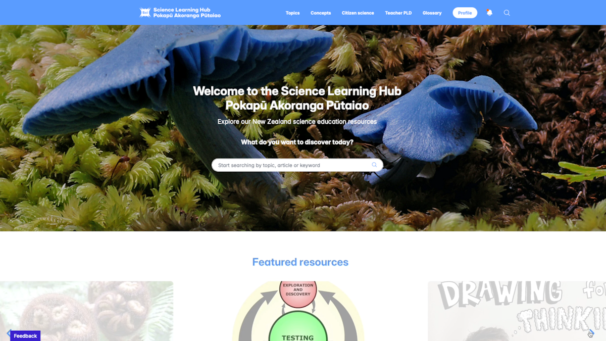 Hub Science Class The Science Learning Hub homepage — Science Learning Hub