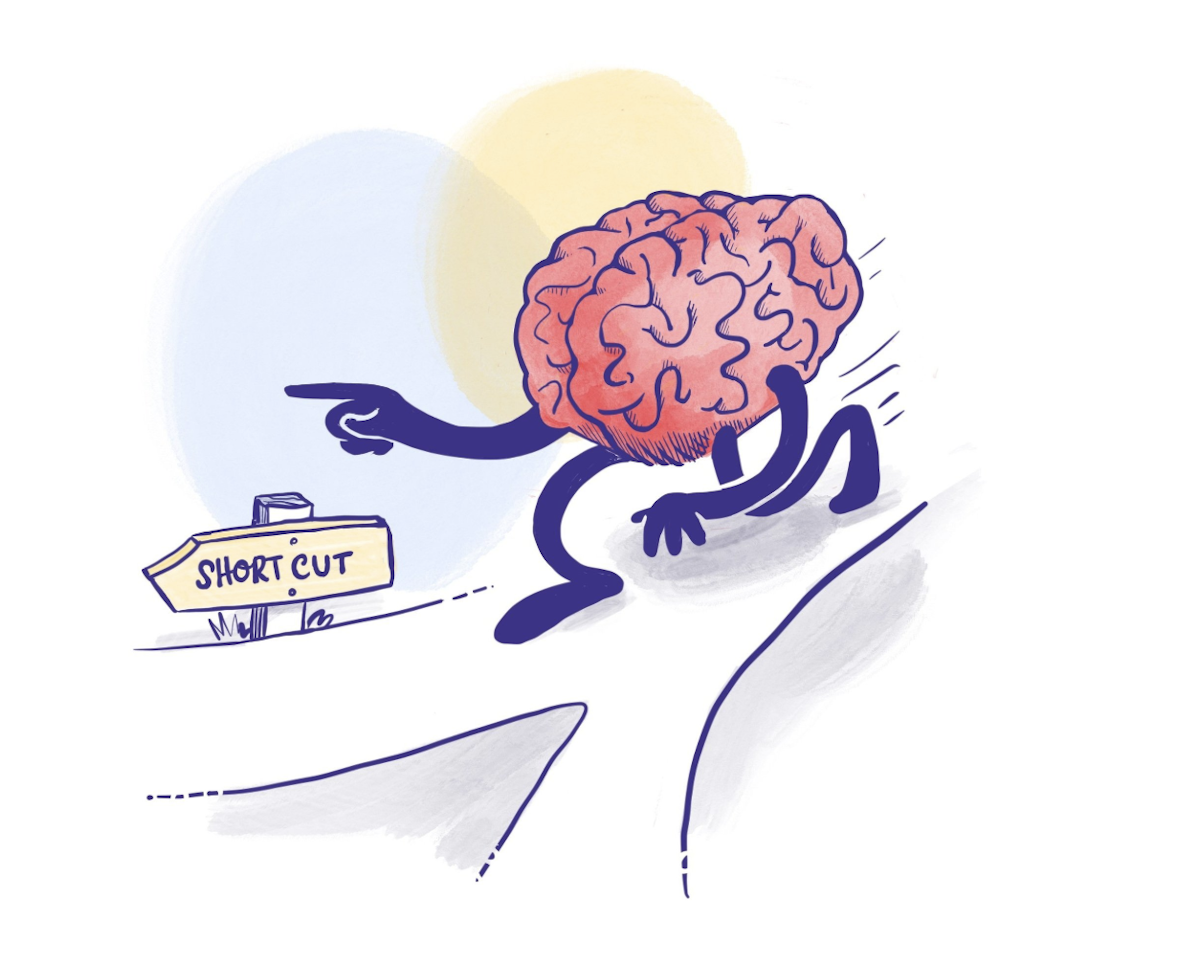 The fast-thinking brain takes shortcuts
