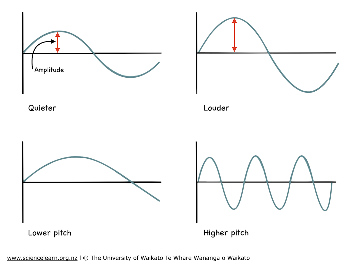 Graphs of sound waves — Science Learning Hub