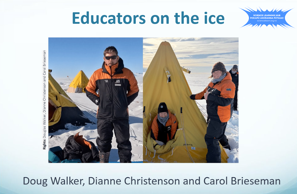 Educators on the ice – slideshow — Science Learning Hub