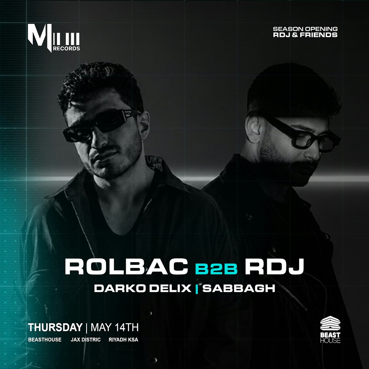Melotech presents RDJ & FRIENDS in Riyadh | NOFOMO