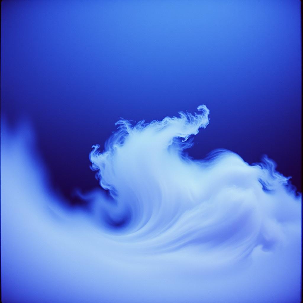 wavy blue
