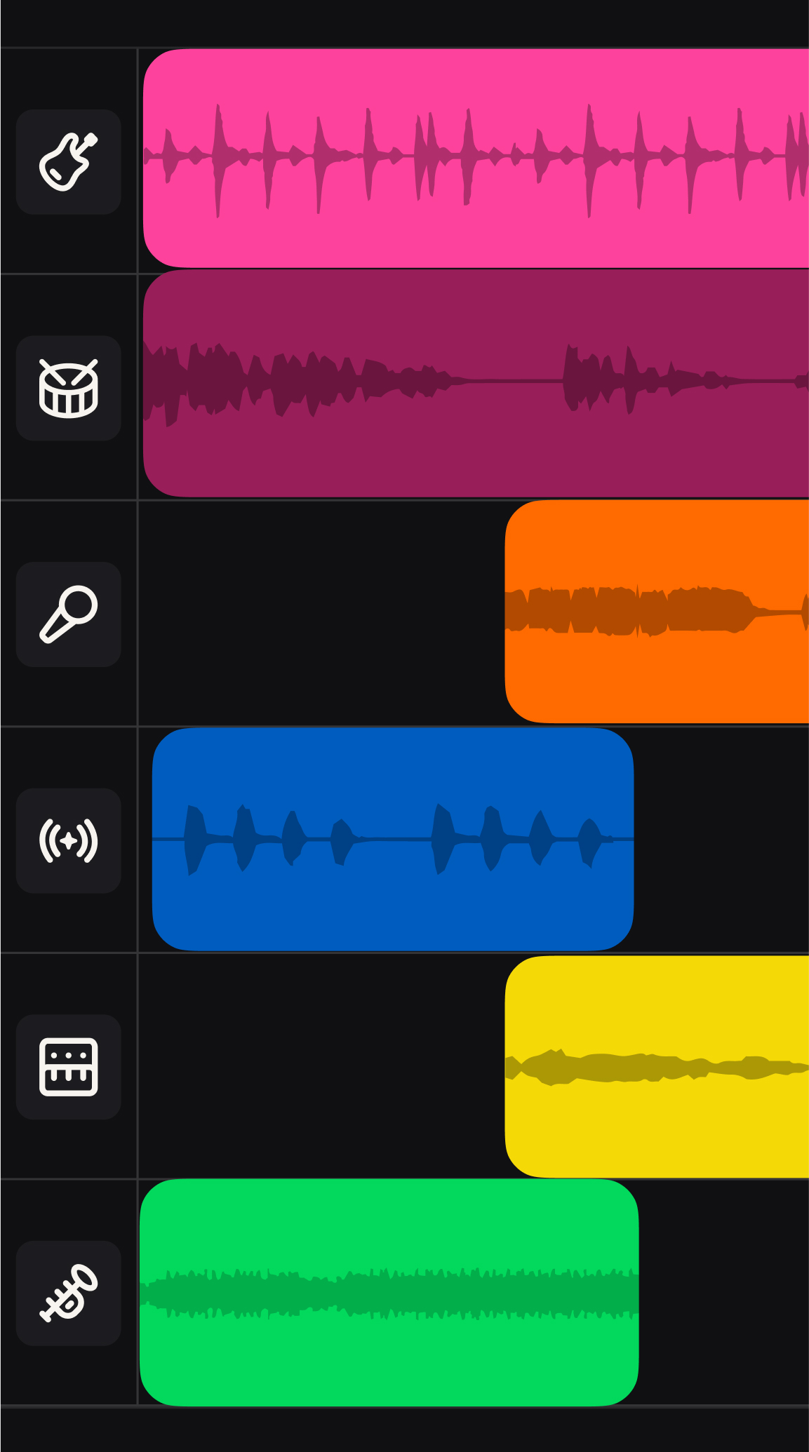Multitrack editor