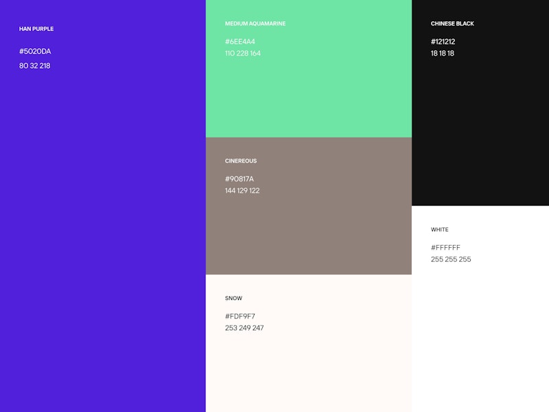 Supervoice Brand Colours