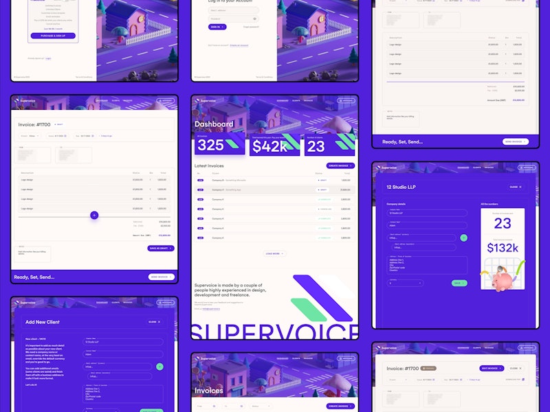 Supervoice Web App UI/UX Design