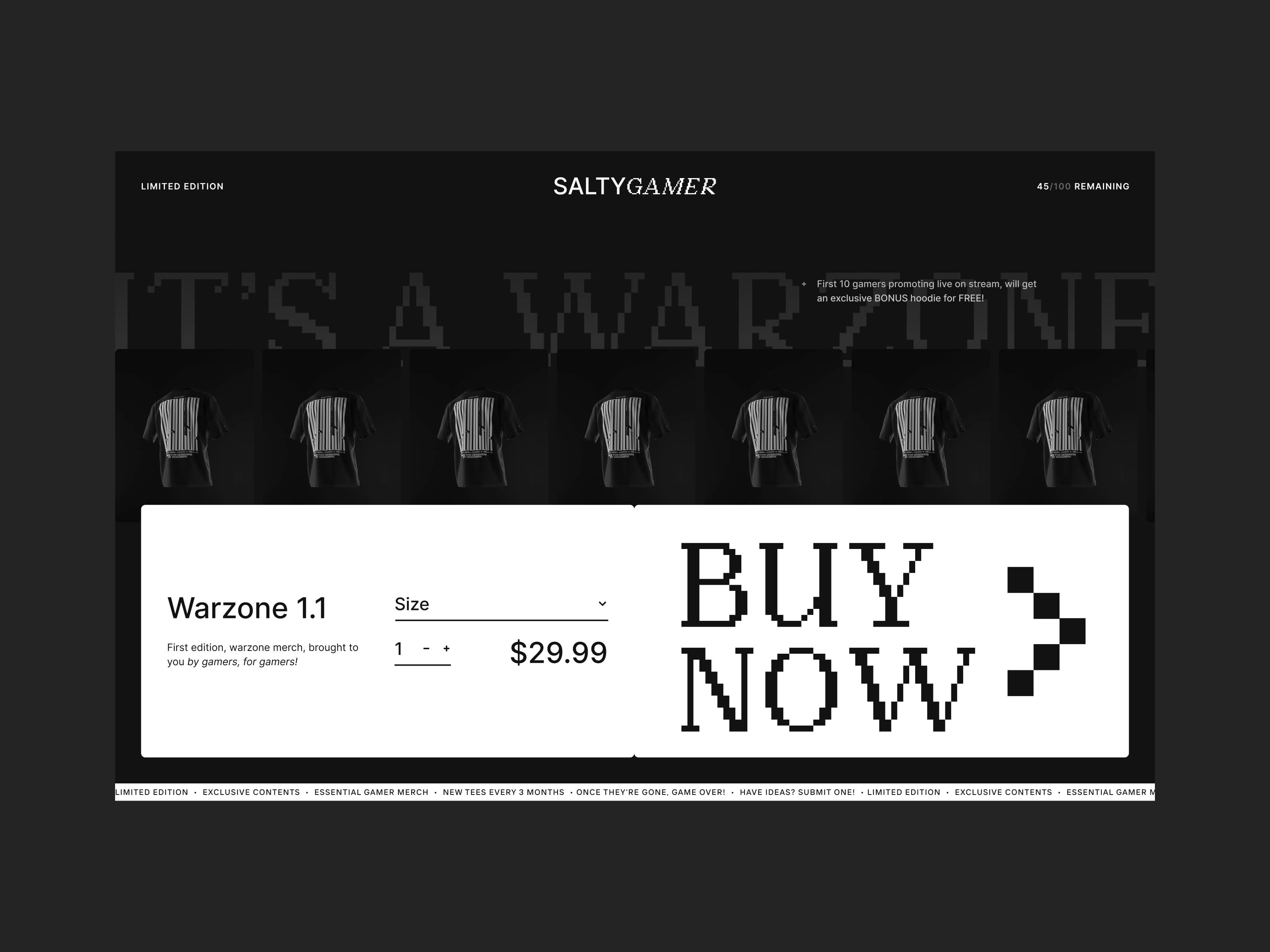 Salty Gamer • Buy Now