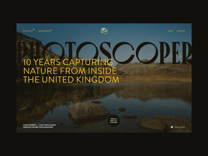 Photoscoper UI/UX Design