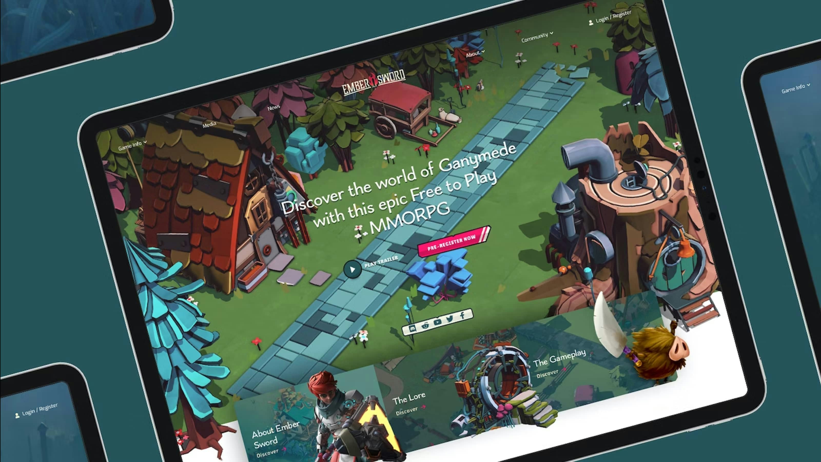 Ember Sword UI/UX Design