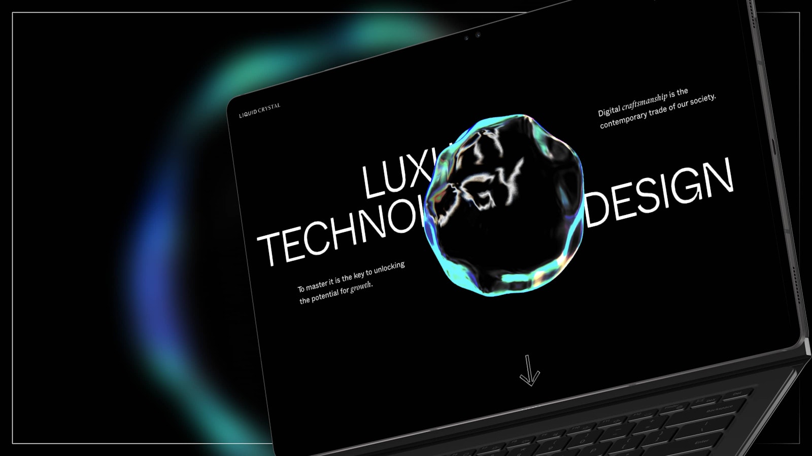 Liquid Crystal Single Page App React Gatsby Development