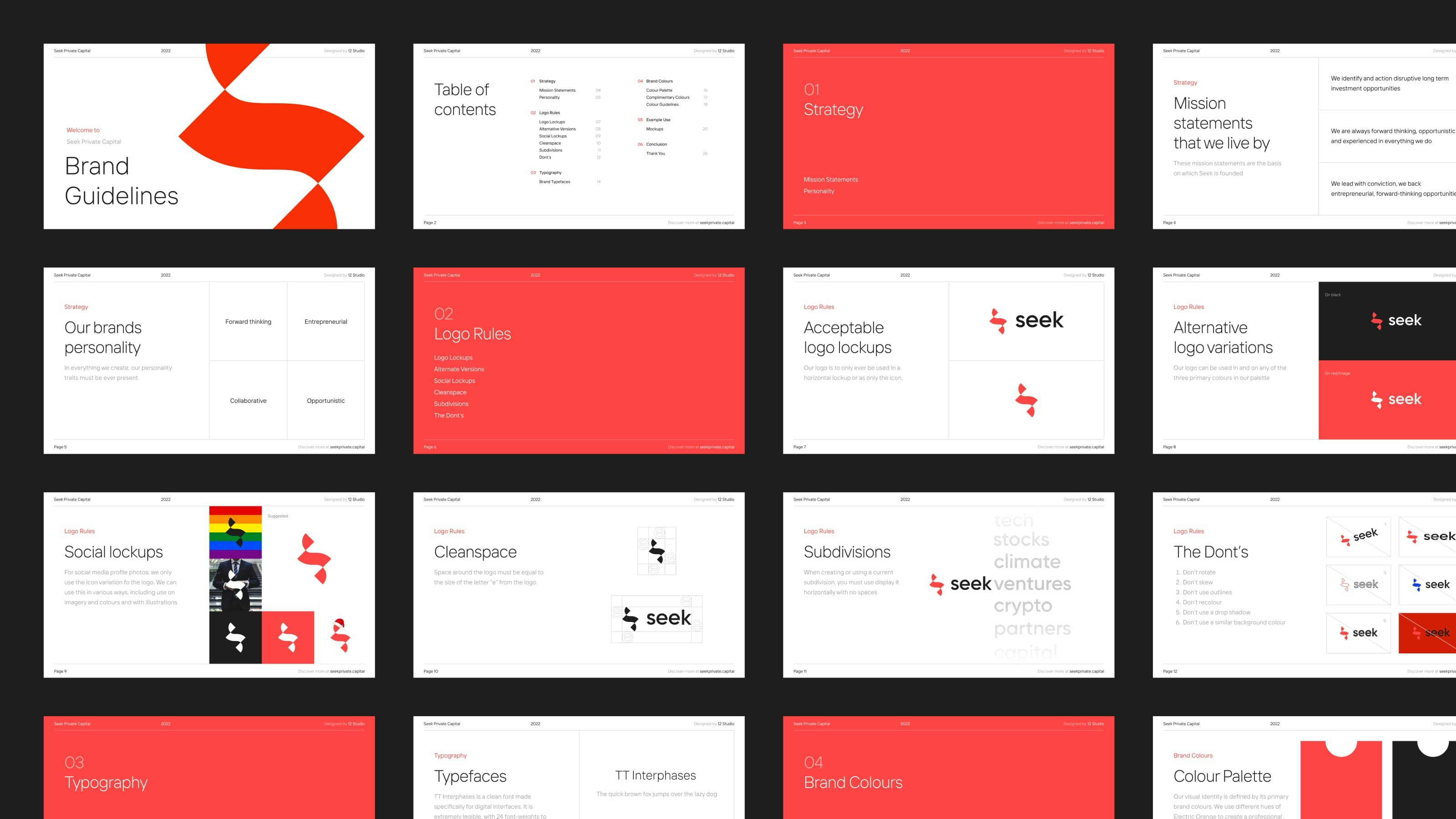 Seek Ventures Brand Guidelines