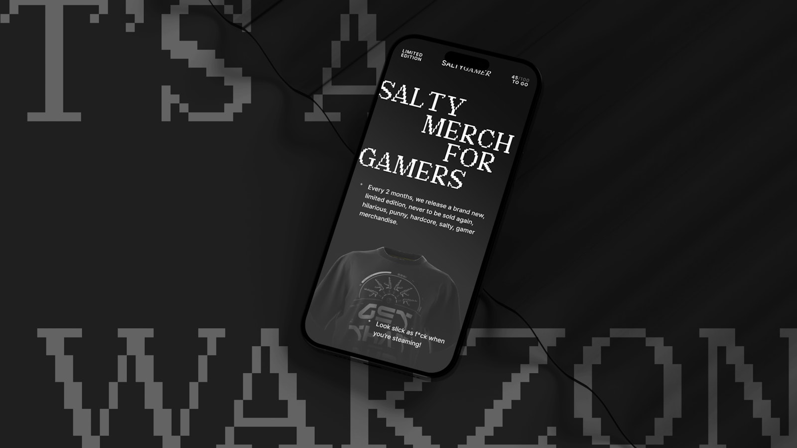 Salty Gamer Mobile UI/UX Design