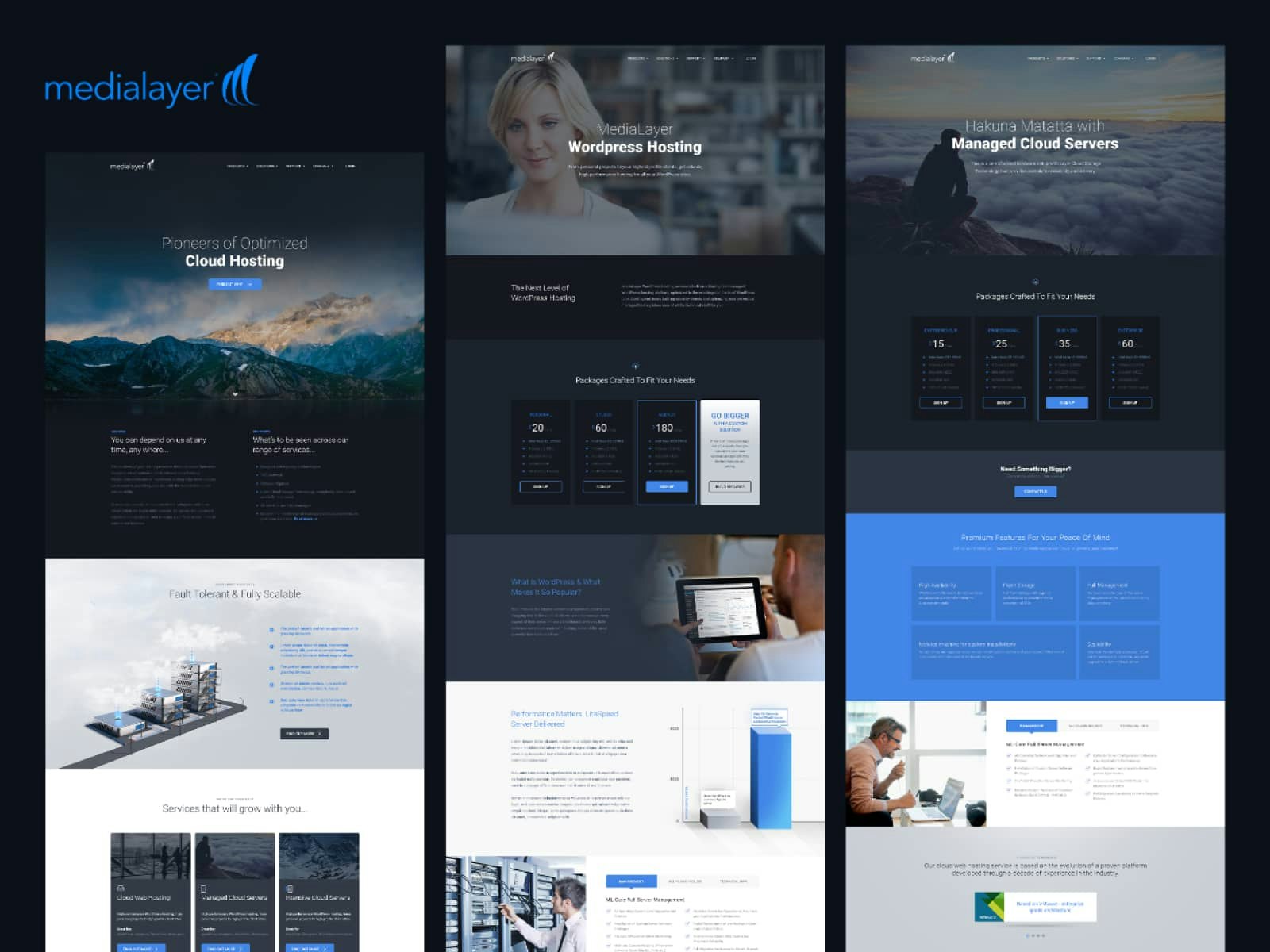 Medialayer Website UI/UX design
