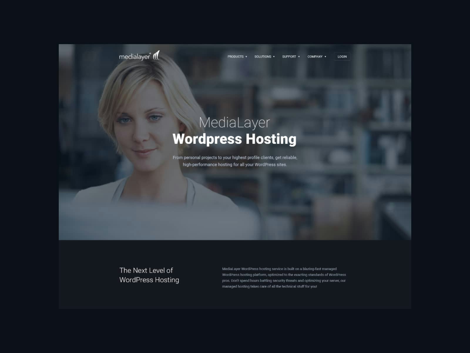 Internal page Hero UI Design