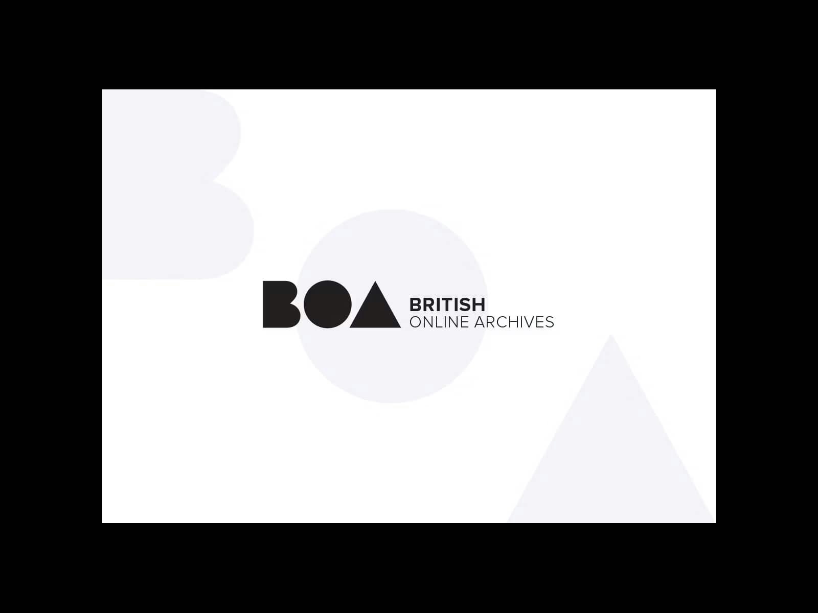 British Online Archives Brand Identity Concept