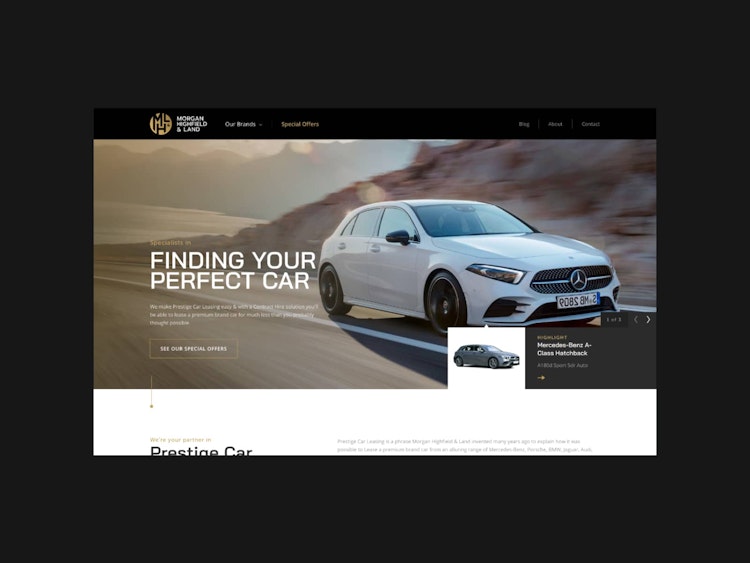 MHL • Homepage UI/UX Design