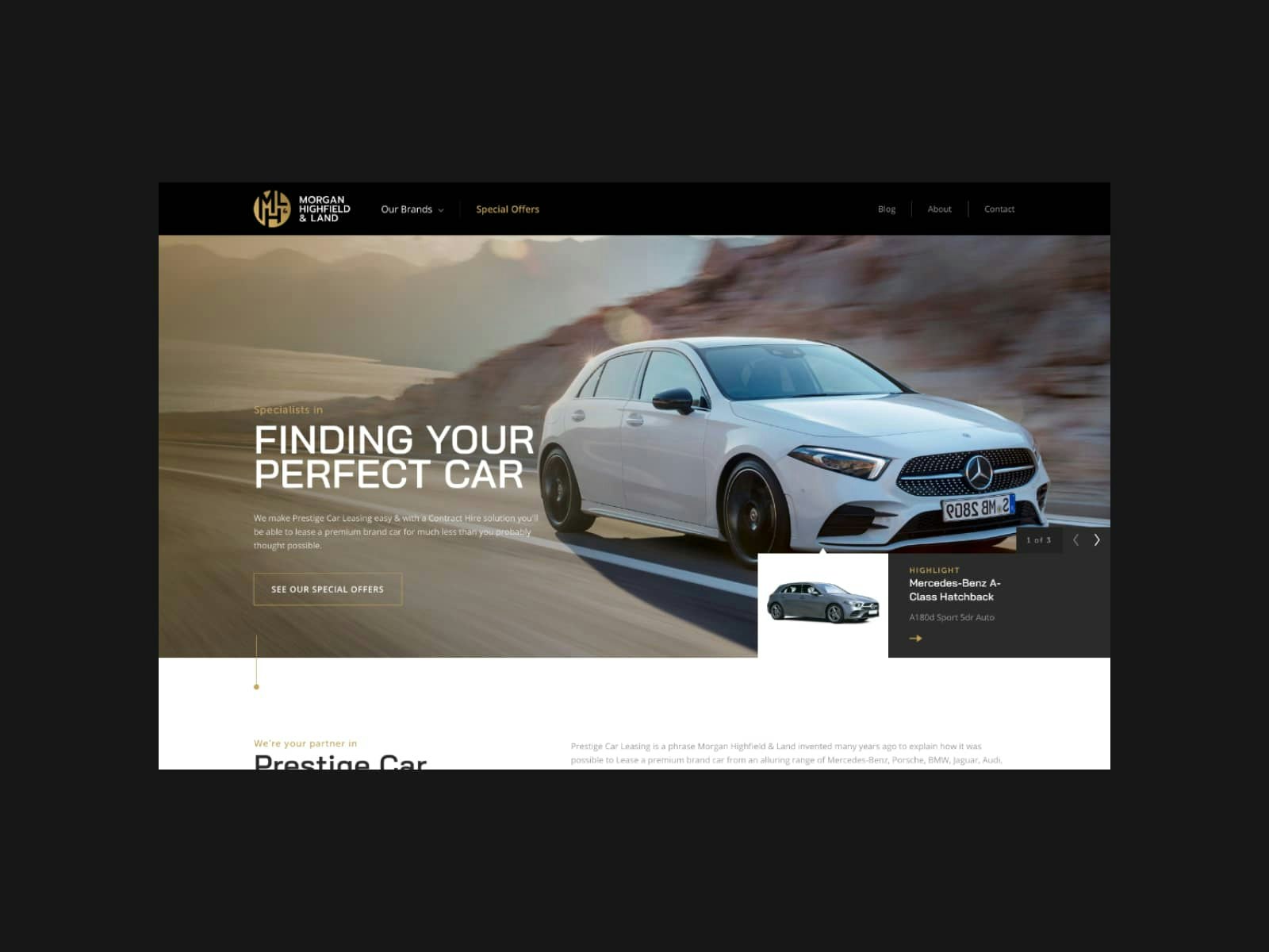 MHL • Homepage UI/UX Design