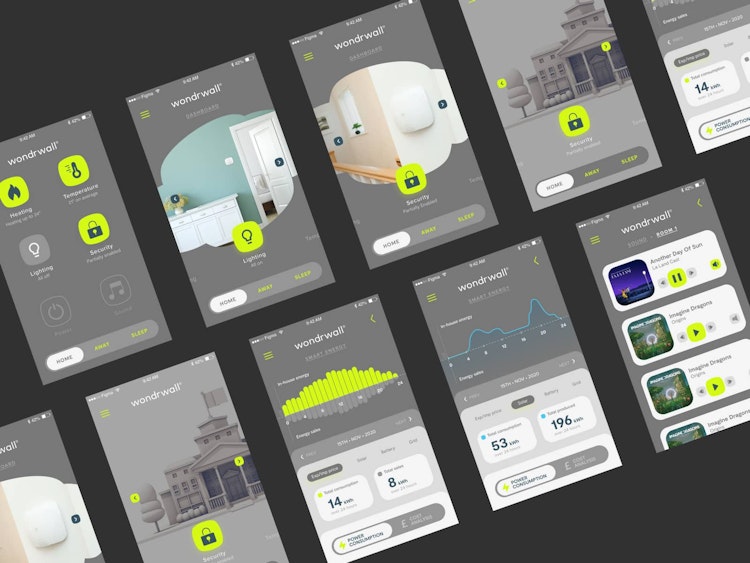 Wondrwall Mobile App UI/UX Design