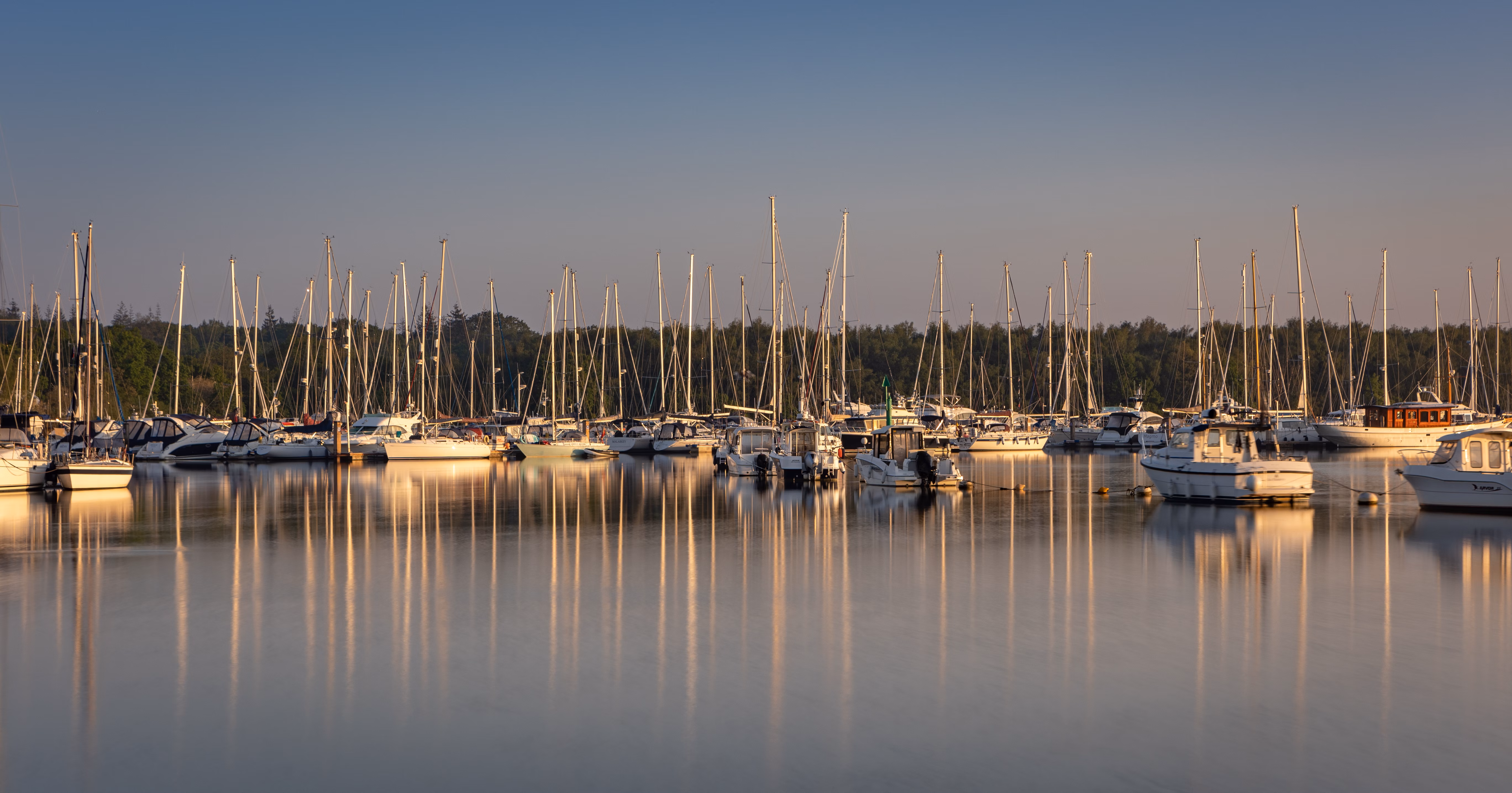 Marina on the Beaulieu River at Buckler's Hard