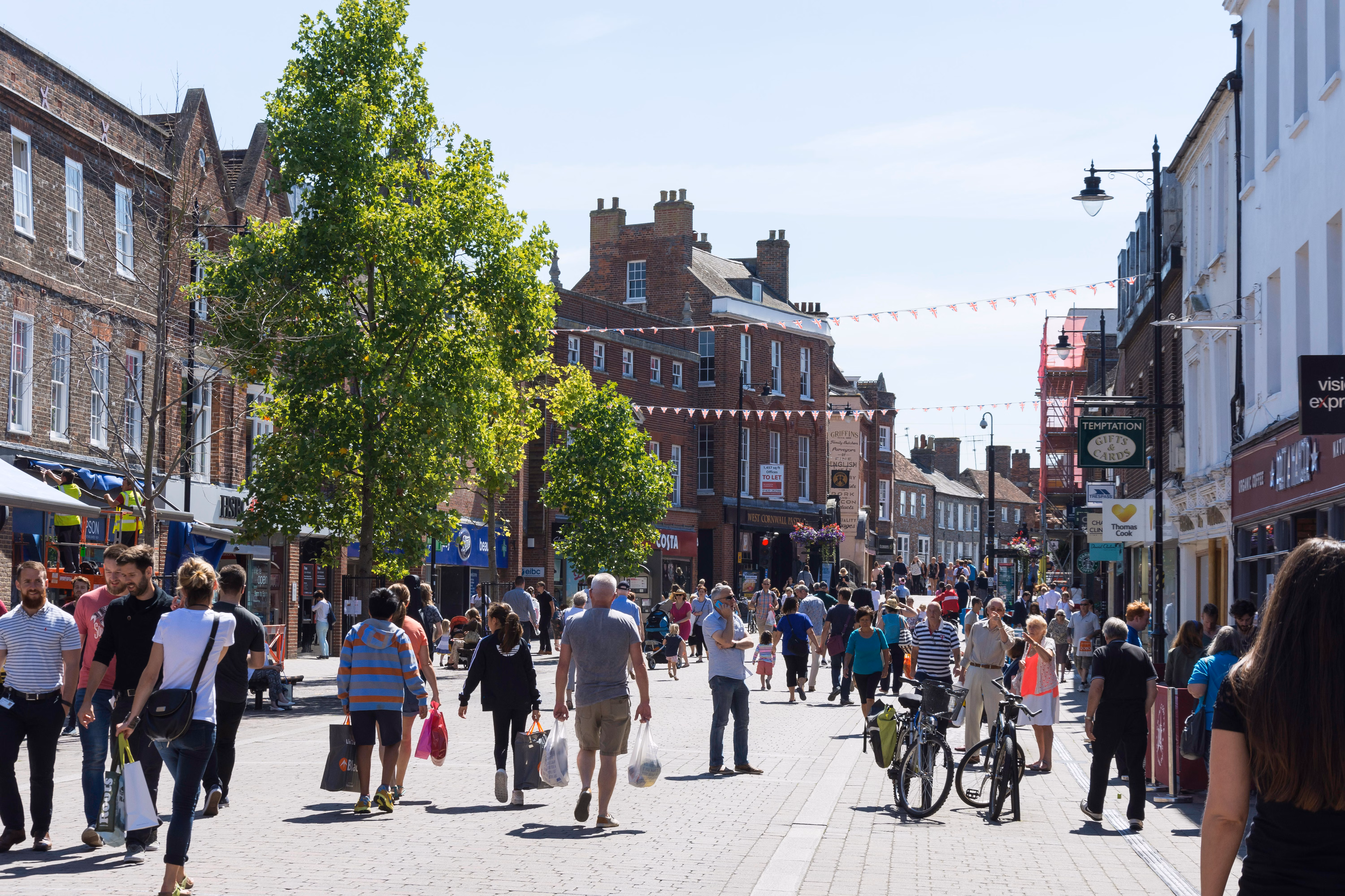 Northbrook Street shopping, Newbury