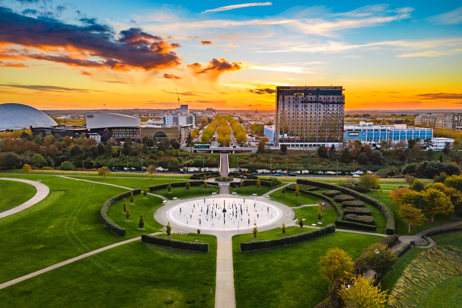 View of Milton Keynes City centre View of Milton Keynes City centre