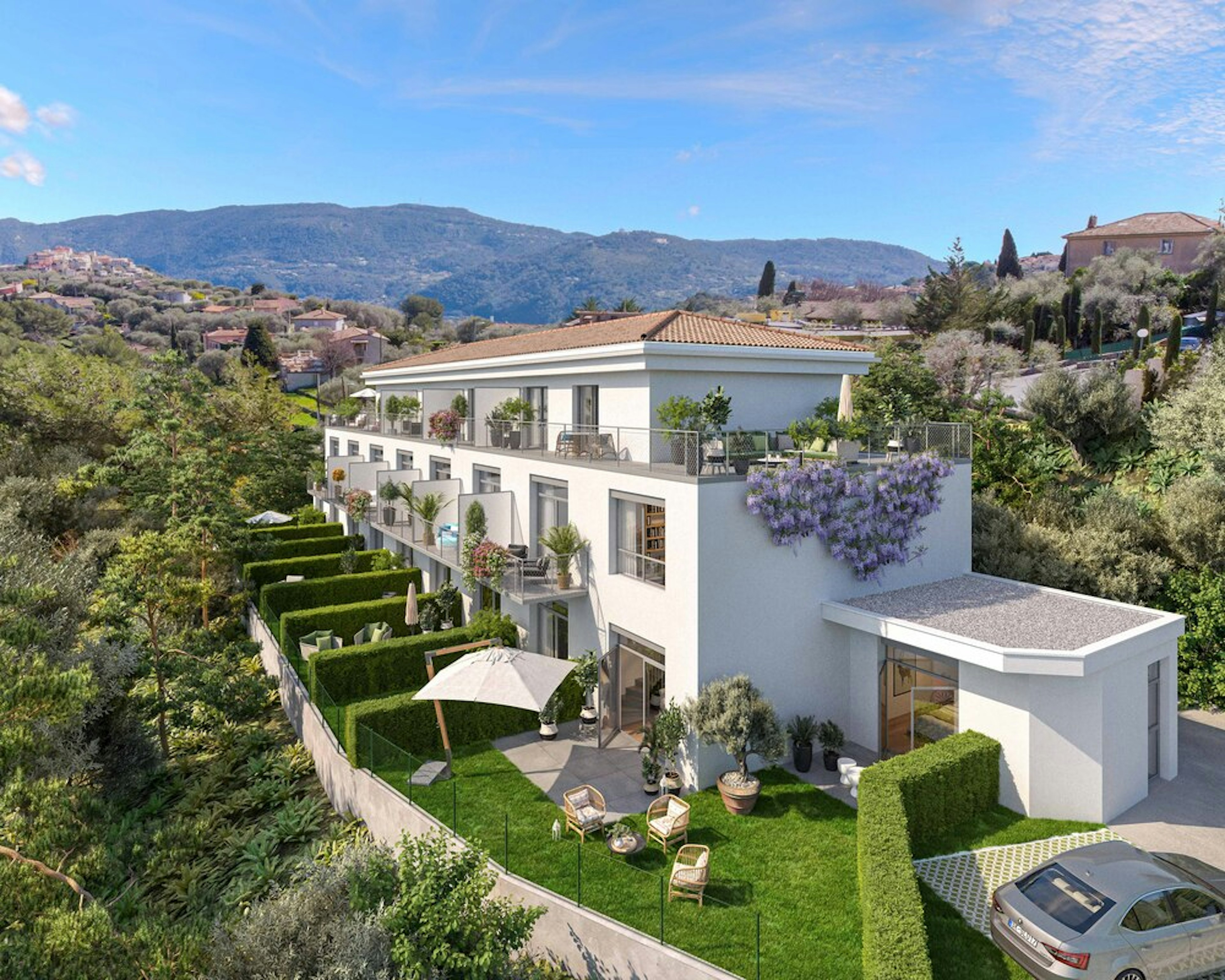 Les Terrasses du Mont - Vue aérienne