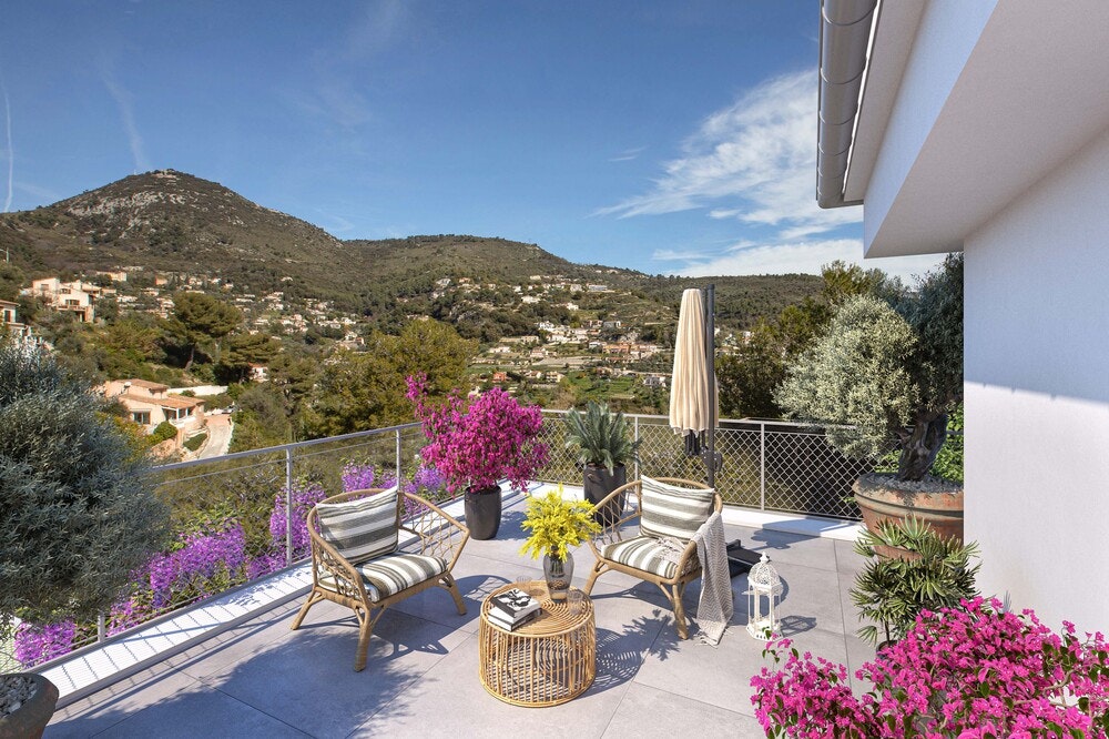 Les Terrasses du Mont - Vue depuis la terrasse