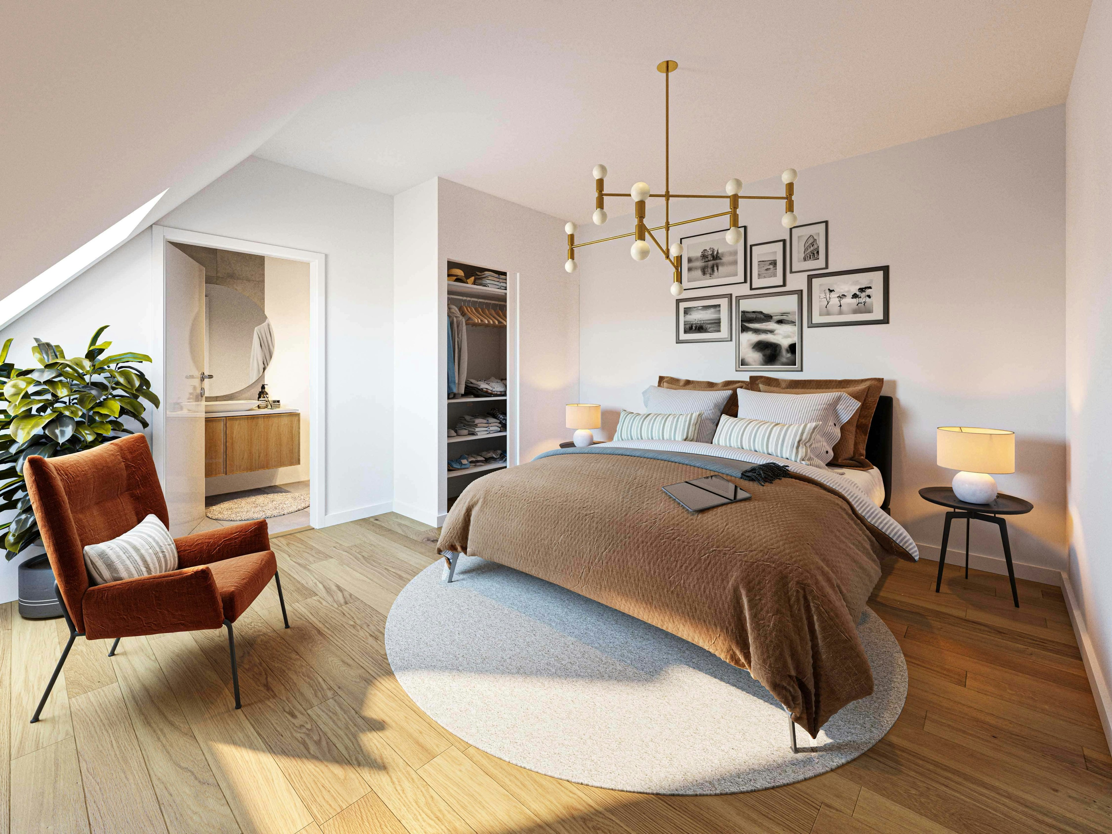 La Flèche, vue chambre