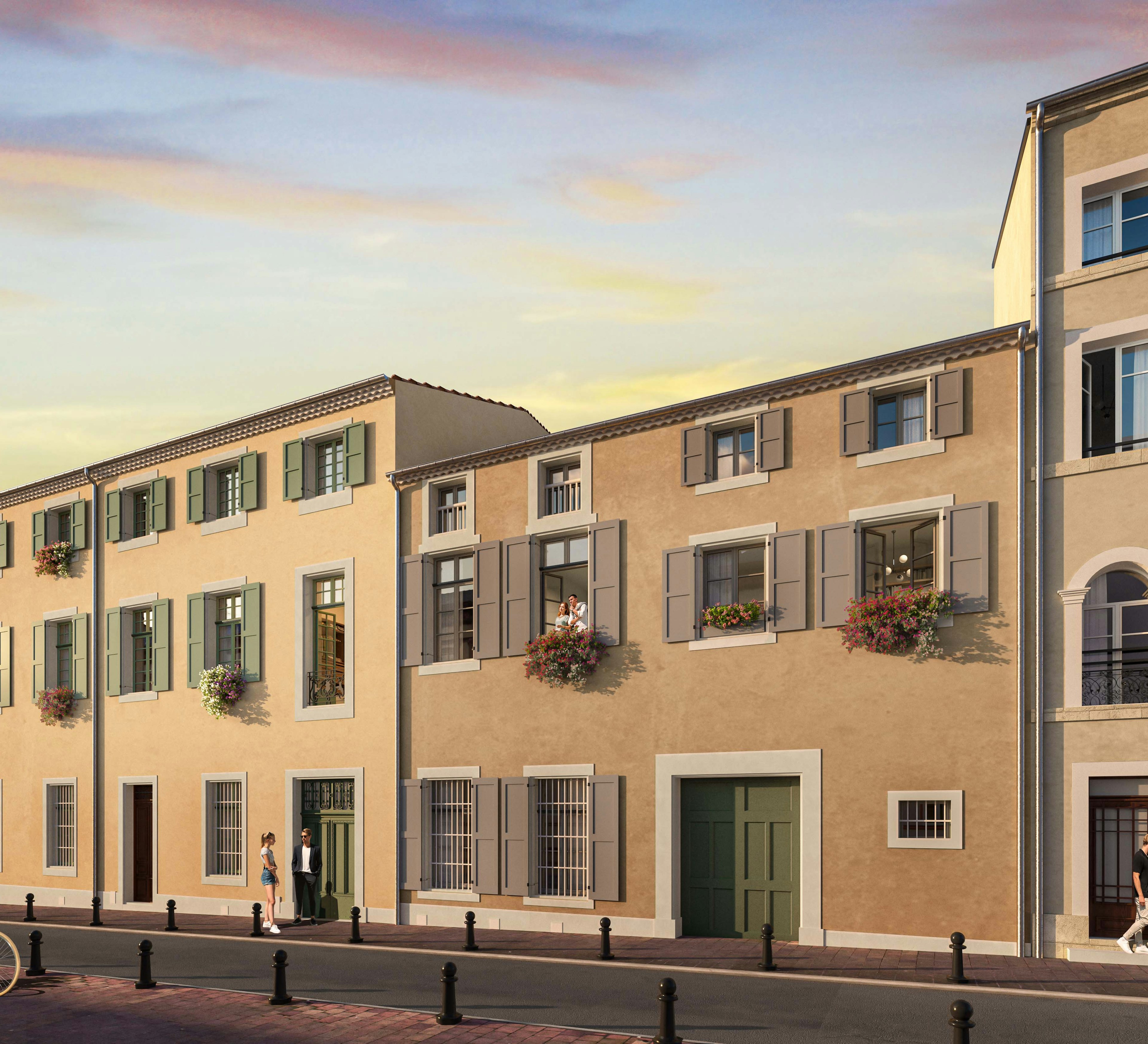 Le Clos Aimé, vue depuis la rue