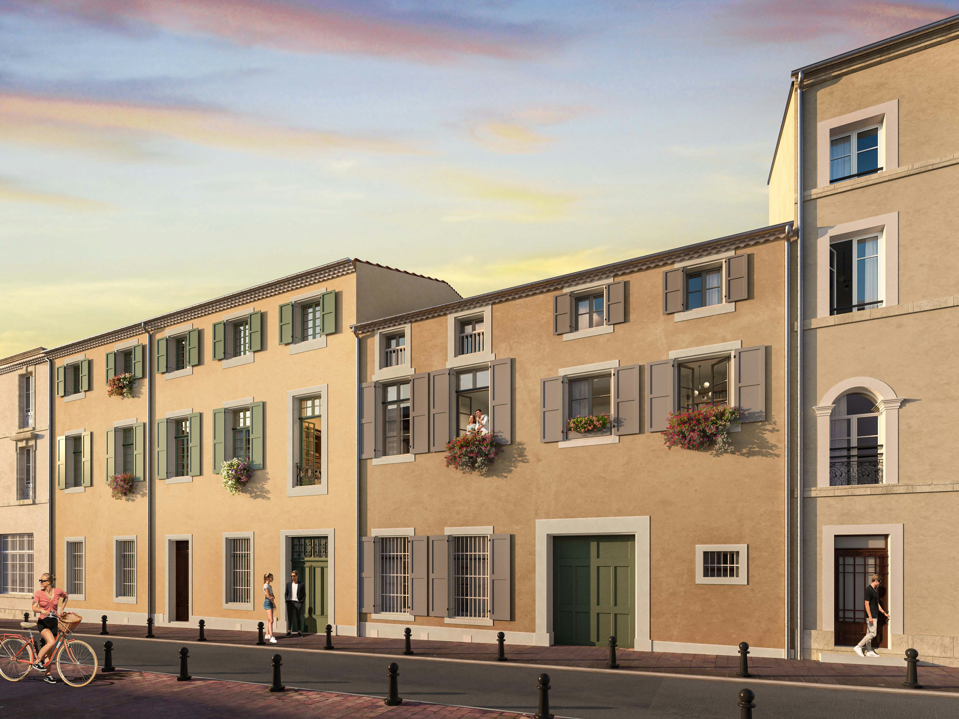 Le Clos Aimé, vue depuis la rue