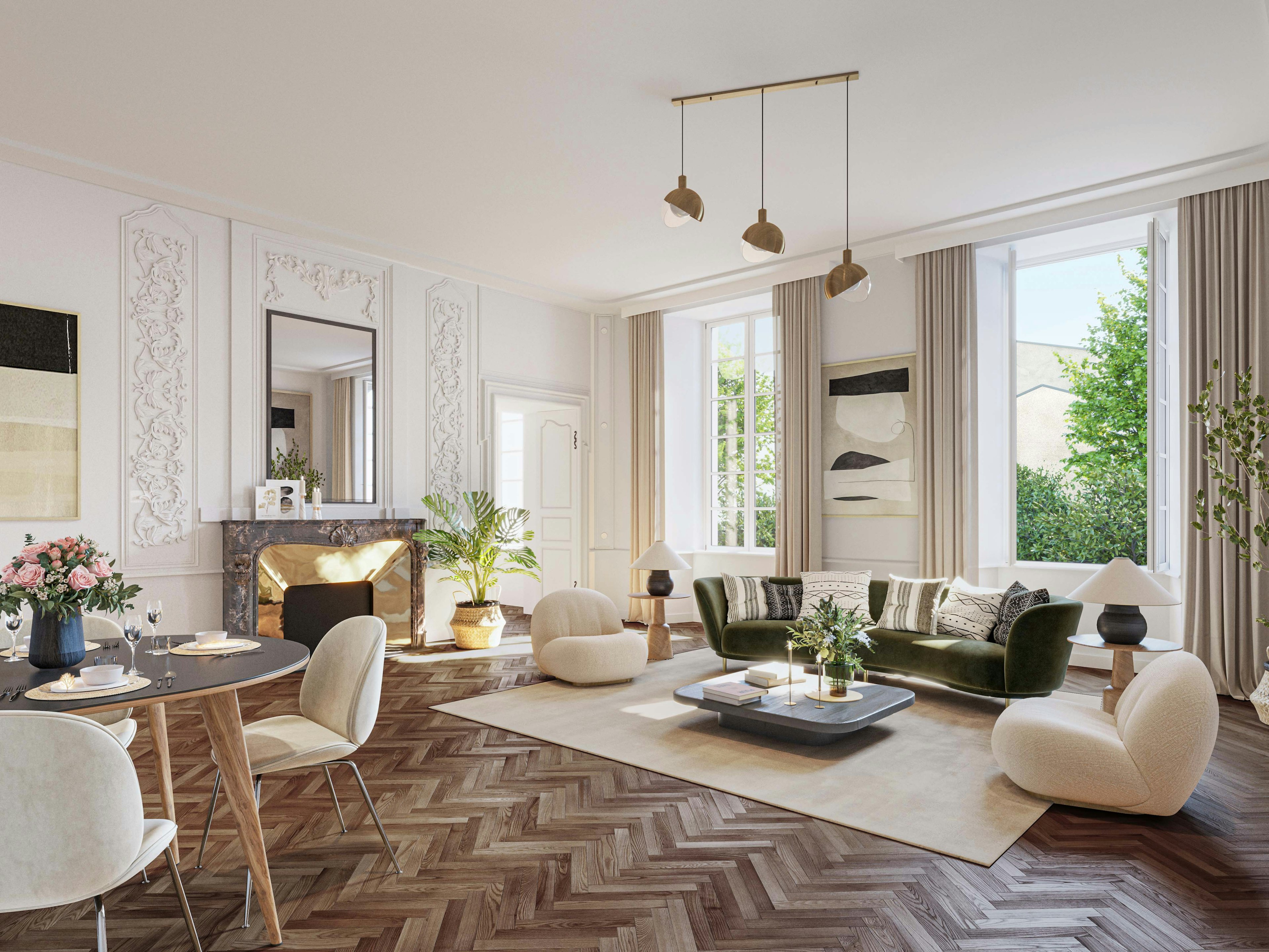 Le Clos Aimé, vue salon