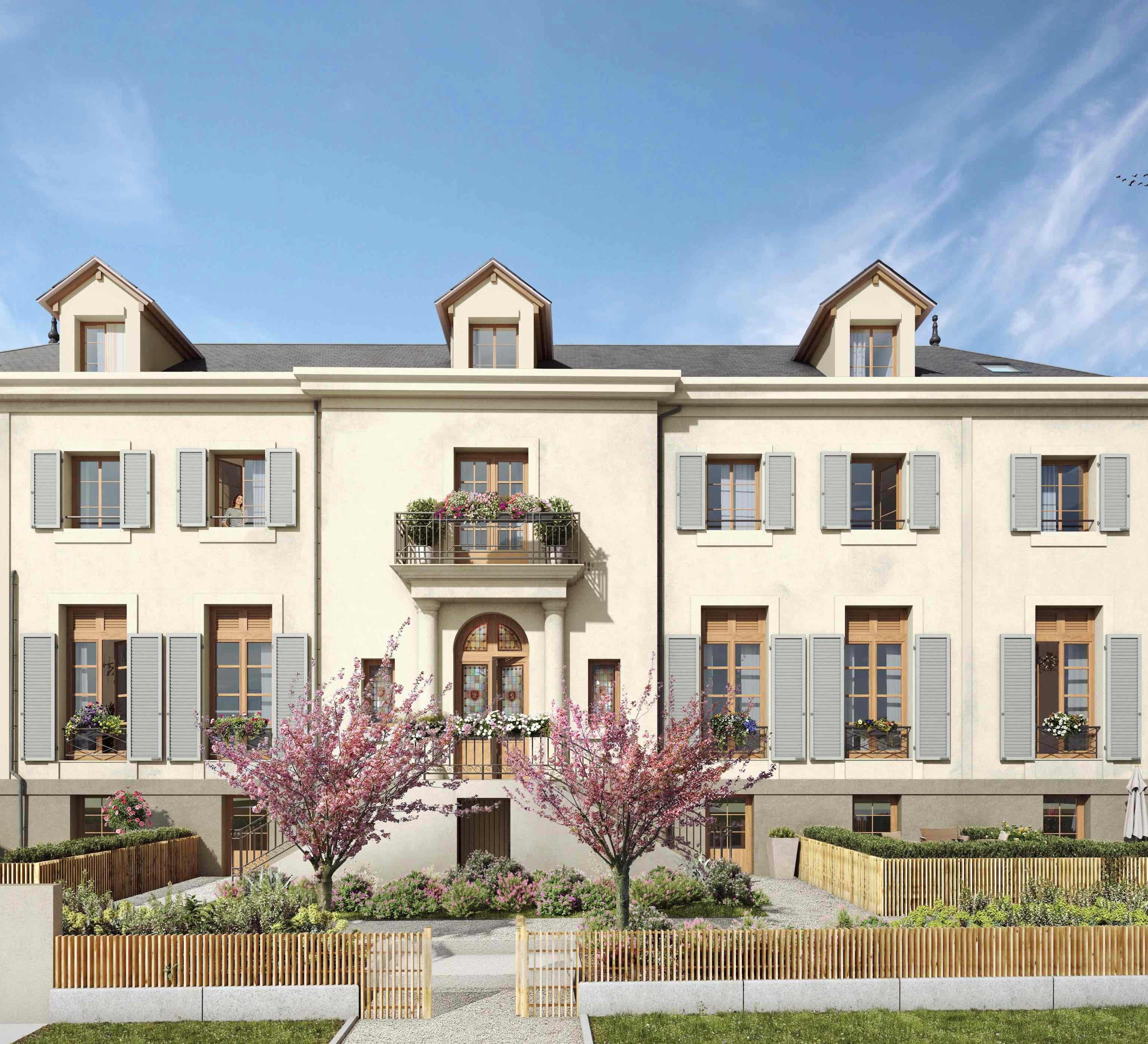 Bel Abord, vue jardin