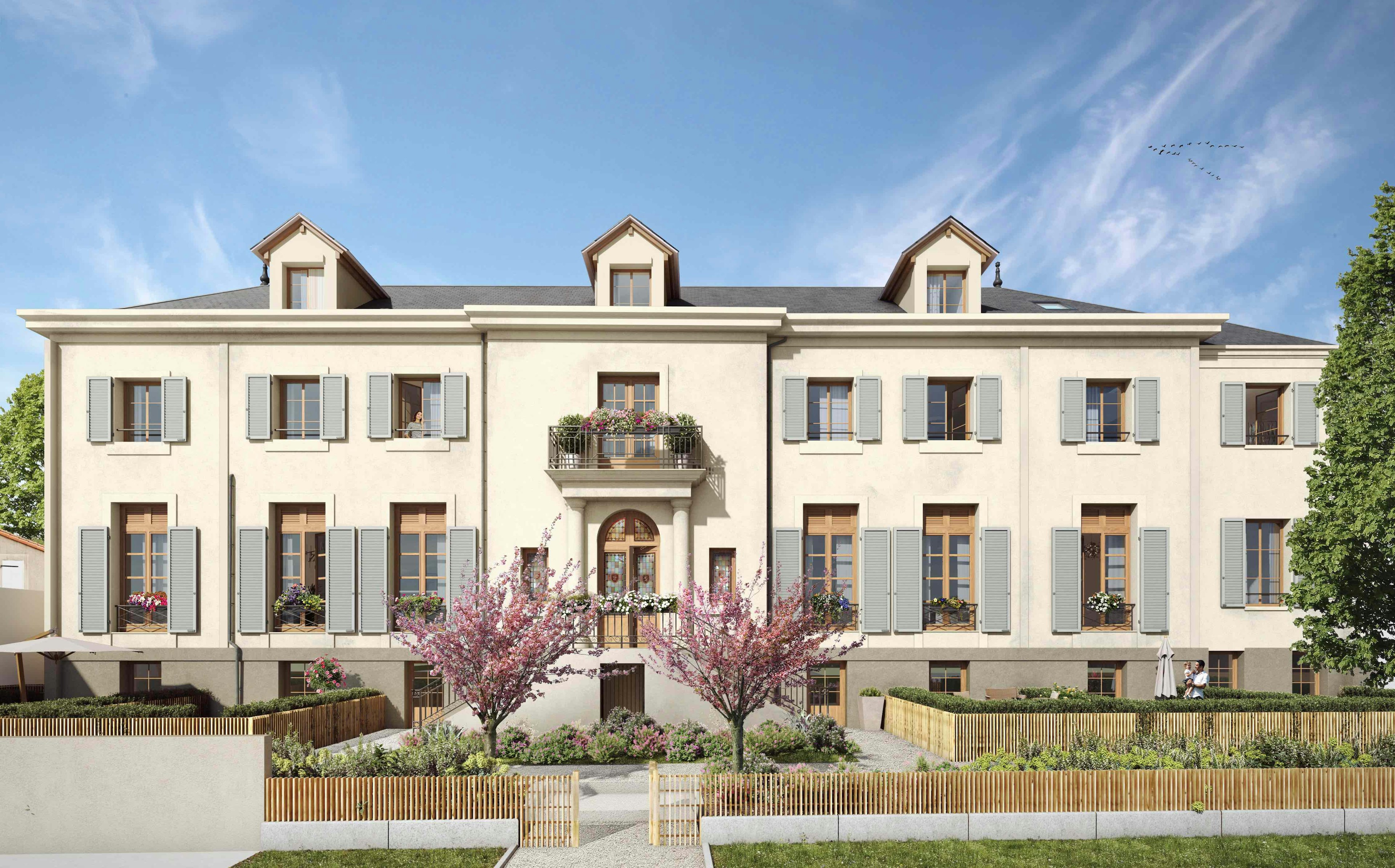 Bel Abord, vue jardin