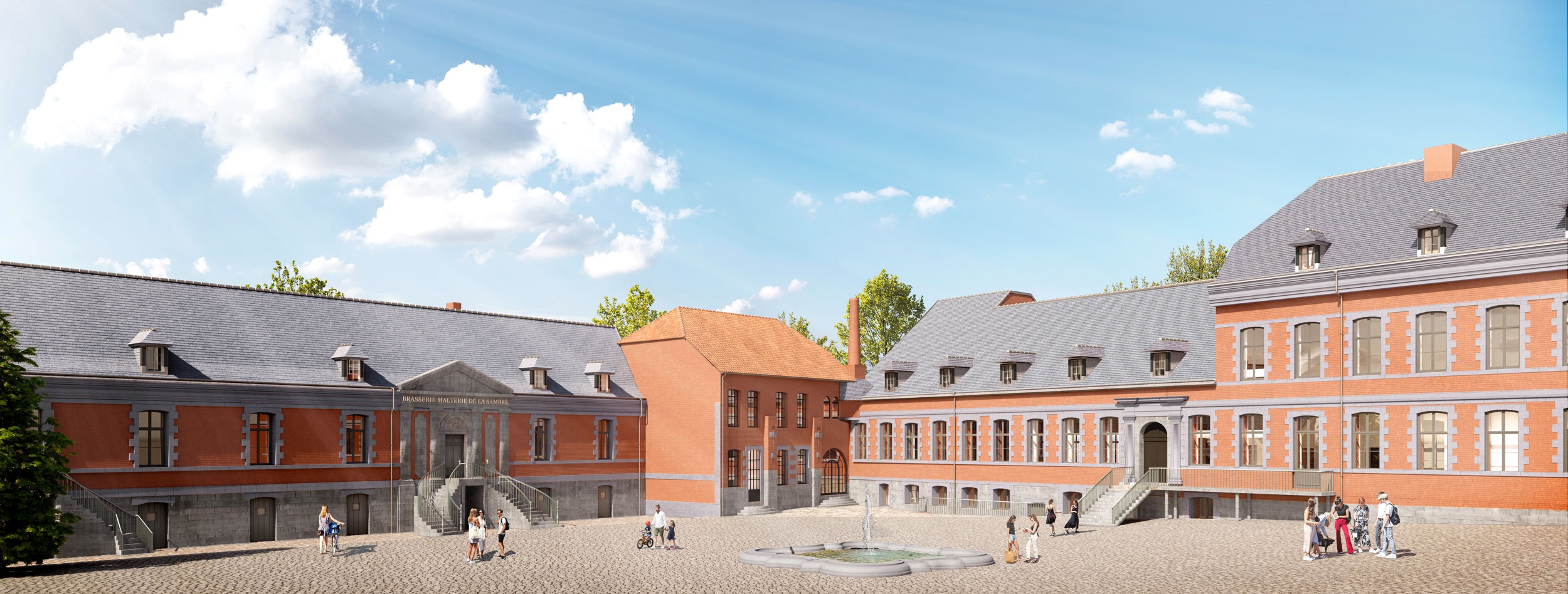 Abbaye d'Hautmont, coeur d'îlot