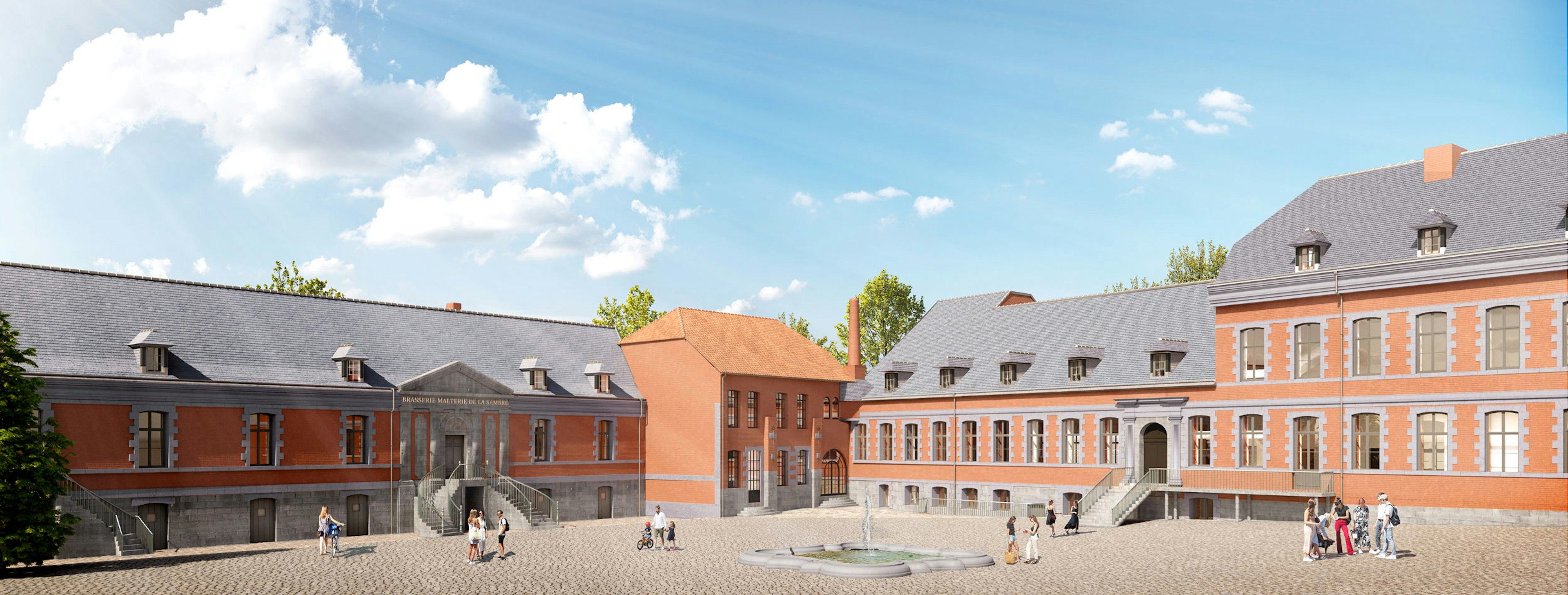 Abbaye d'Hautmont, coeur d'îlot