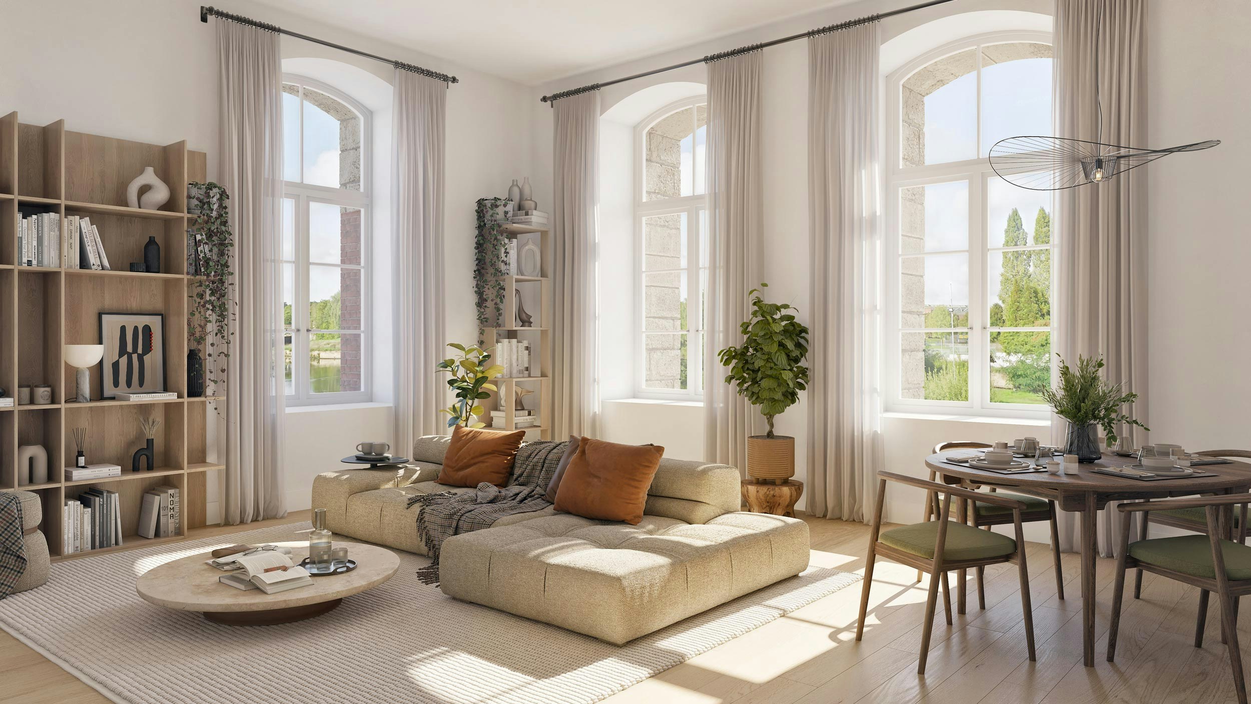 Abbaye d'Hautmont, appartement B2