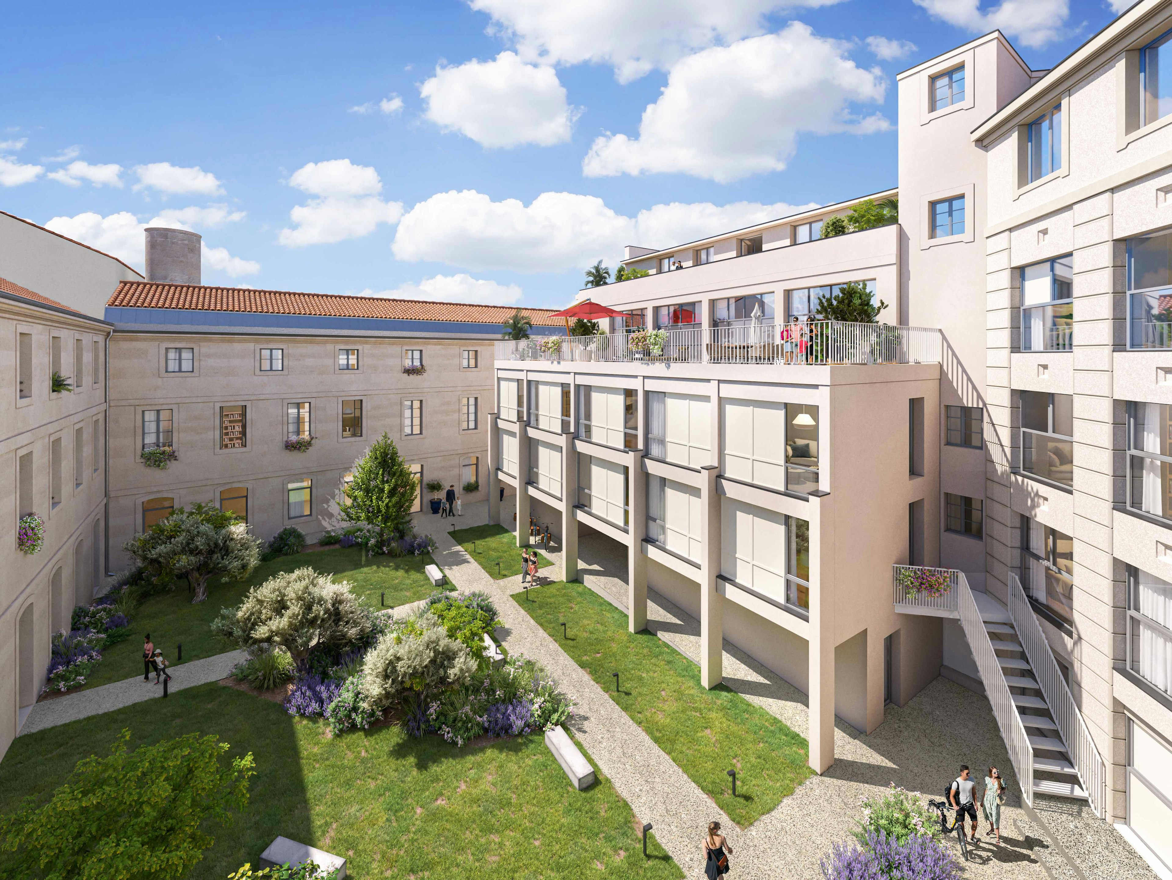 Cour Vernet - Toits