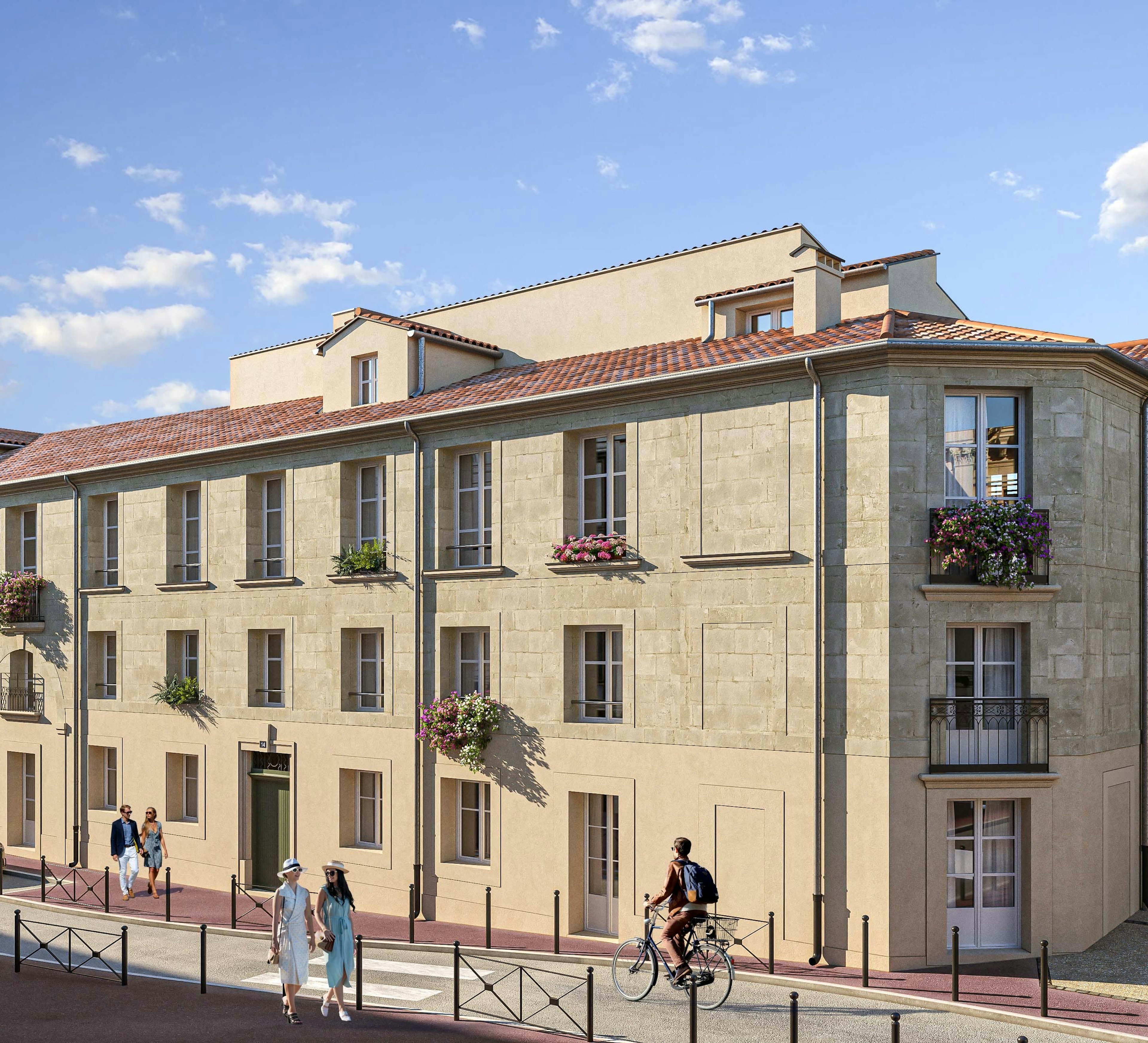 Le Clos de la Merci - Vue rue