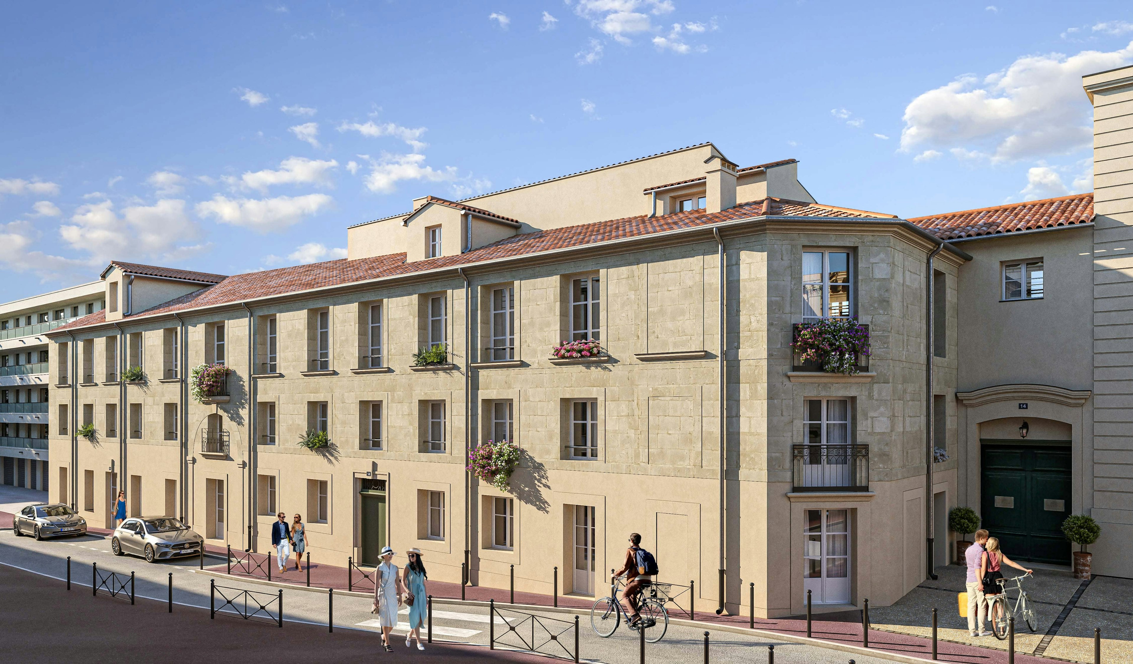 Le Clos de la Merci - Vue rue