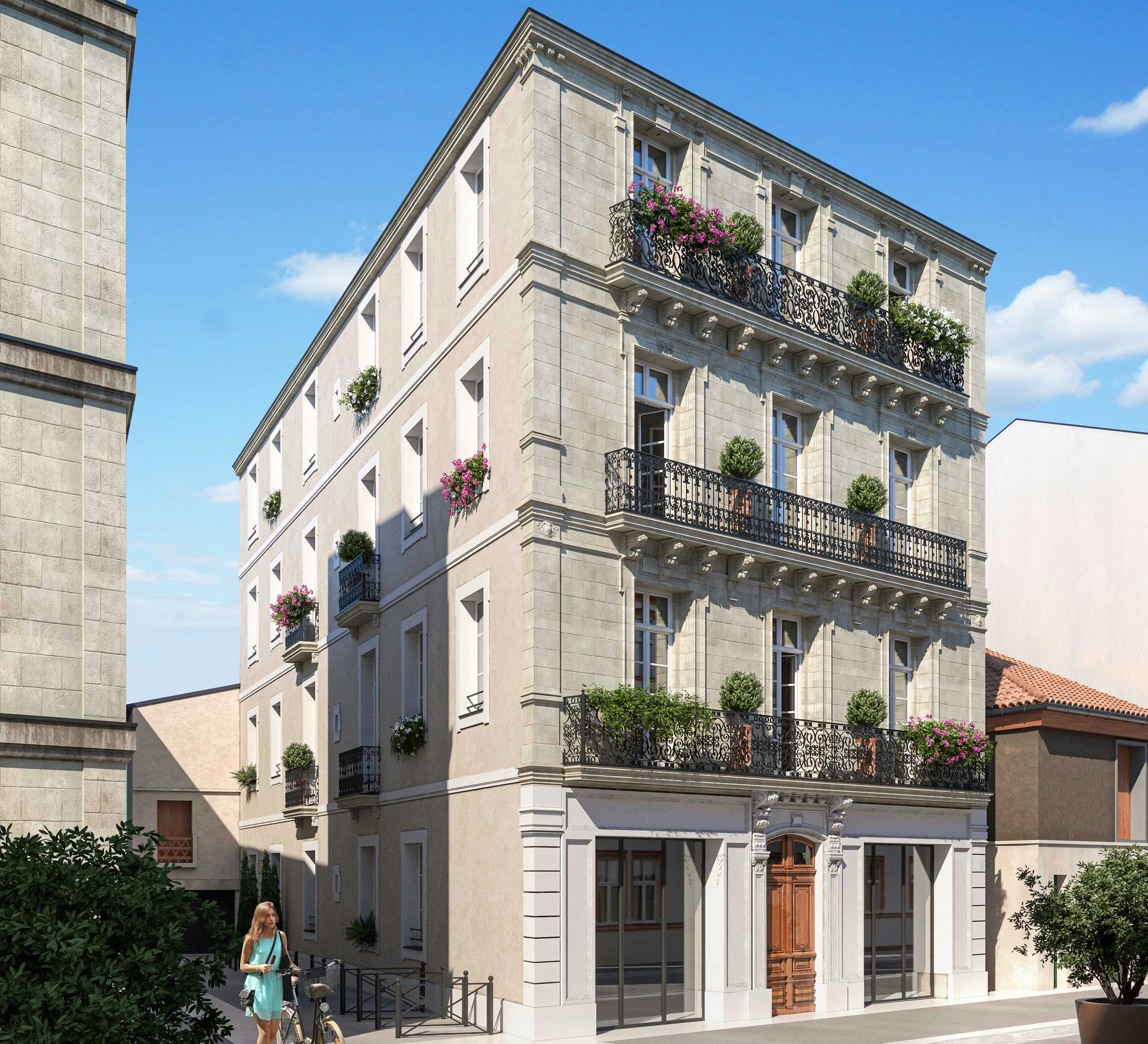 Faubourg Courreau - Vue rue