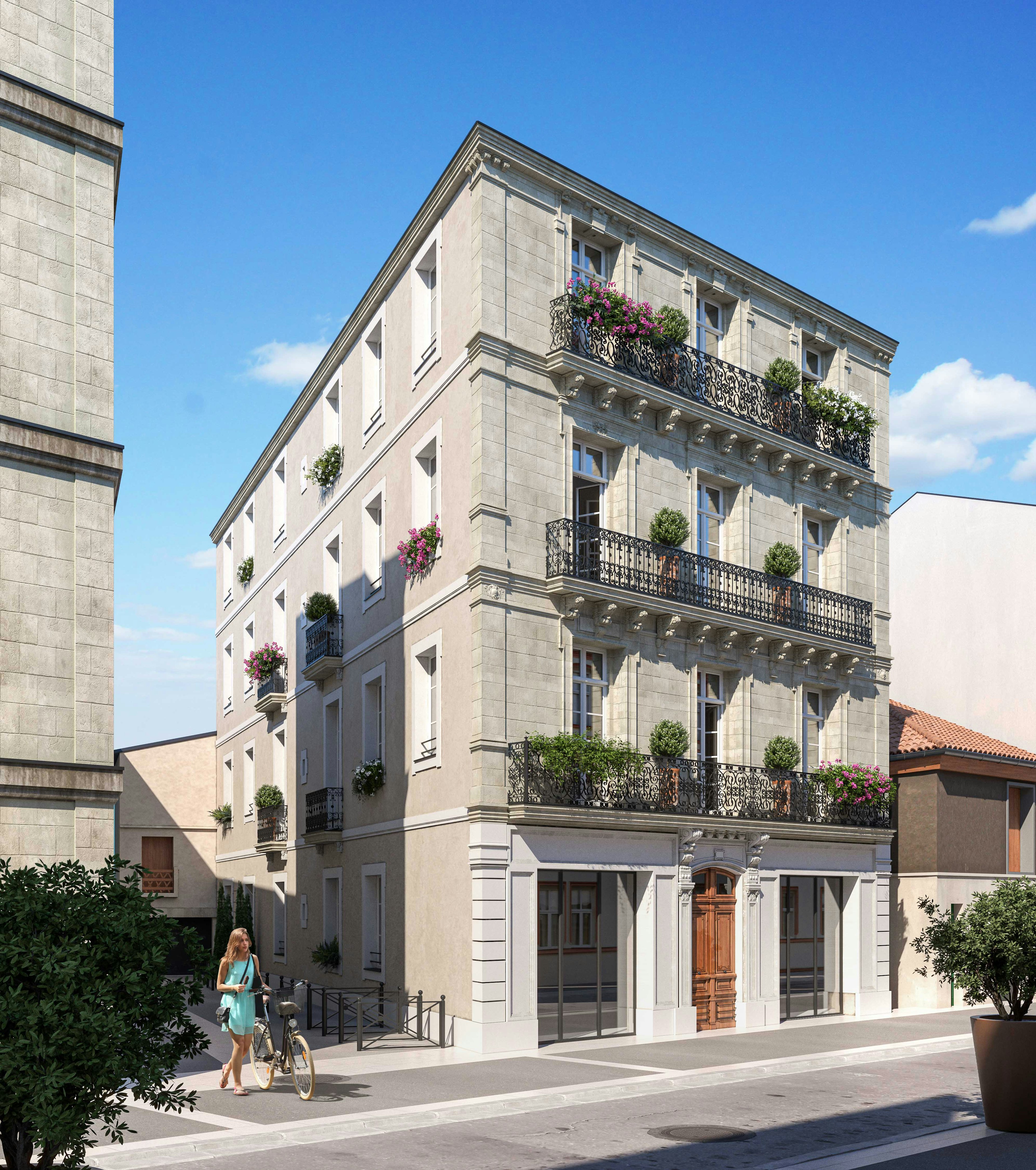 Faubourg Courreau - Vue rue