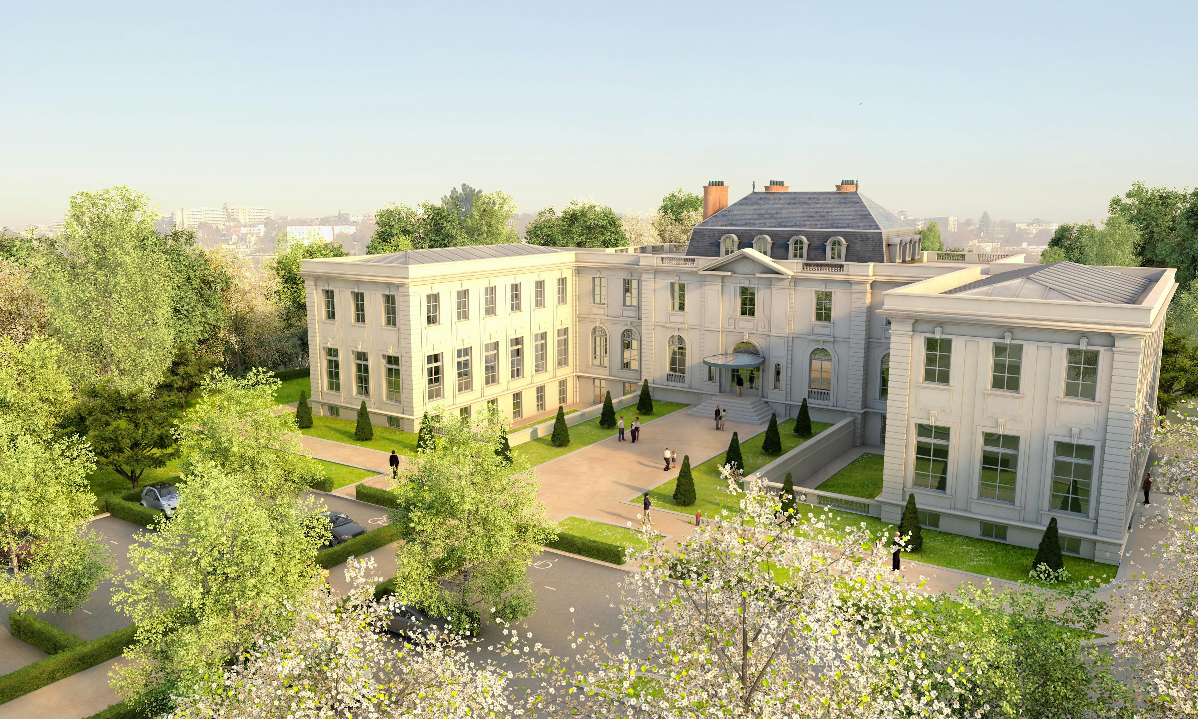 Château de Grandchamp - Cour d'honneur