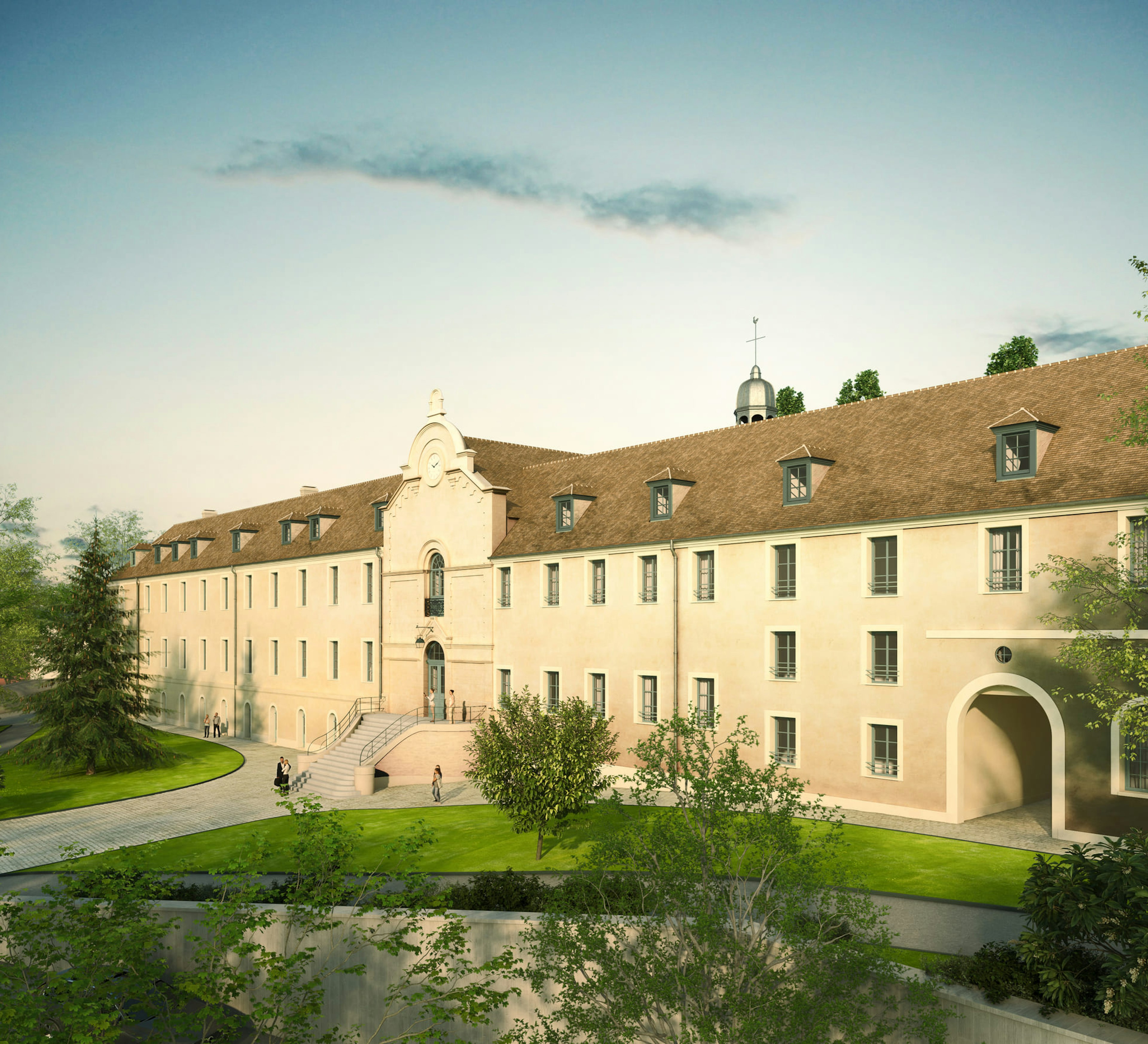 Le Couvent des Récollets - Vue ouest