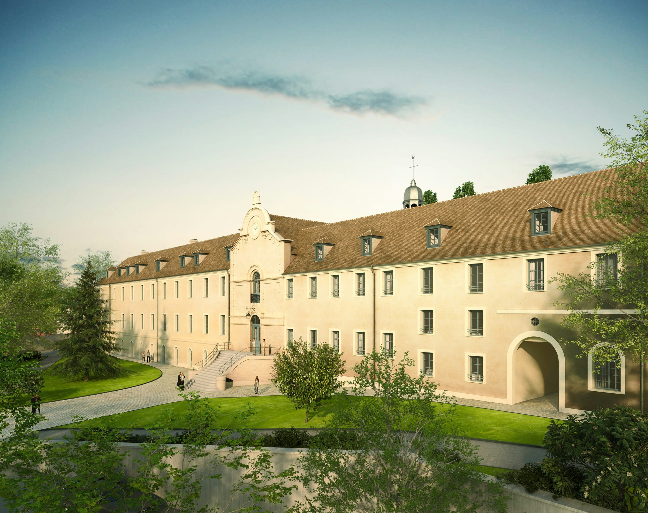 Le Couvent des Récollets - Vue ouest