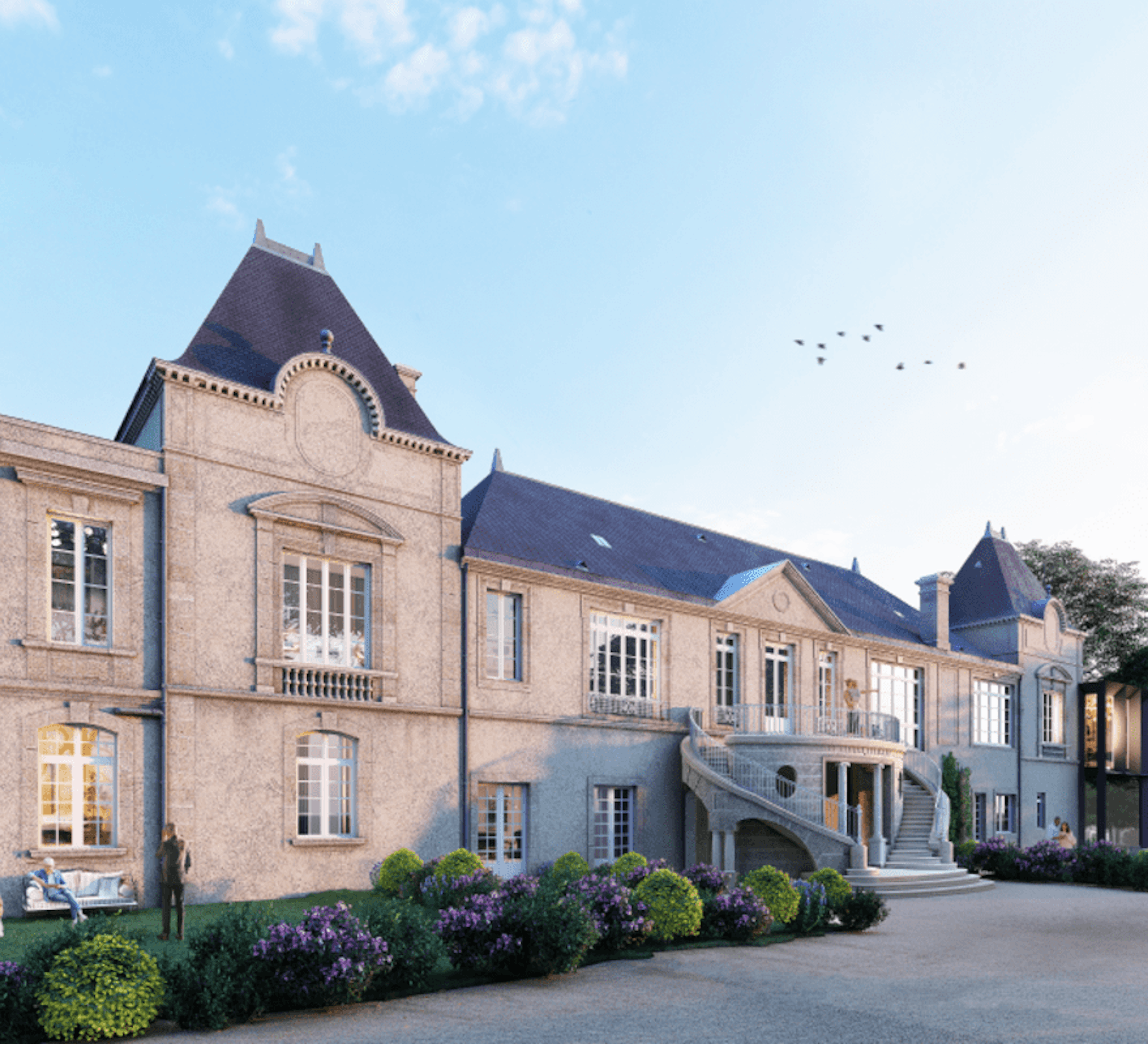 L'Abbaye de Bonlieu Melodunoise - Façade
