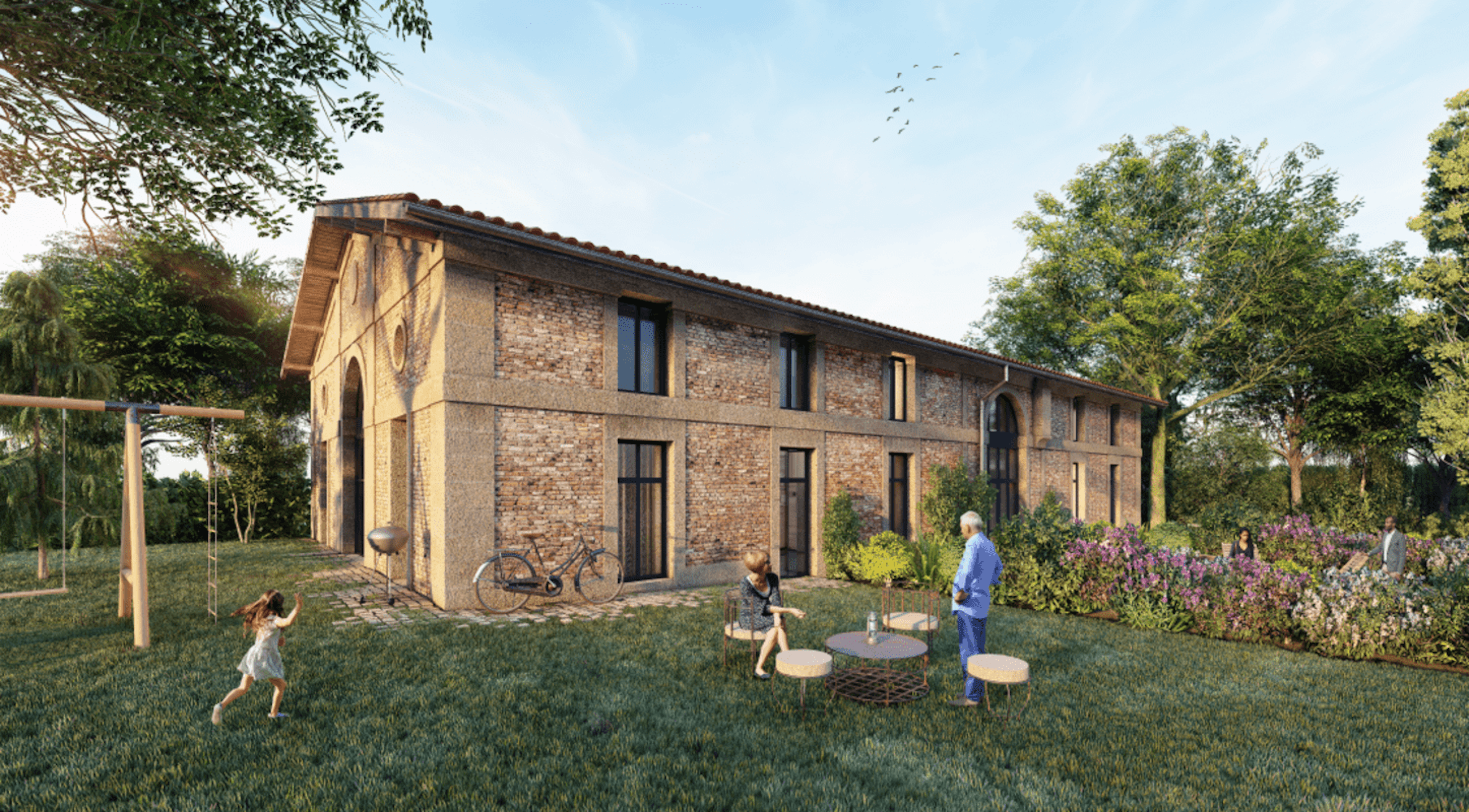 L'Abbaye de Bonlieu Melodunoise - Corps de Ferme