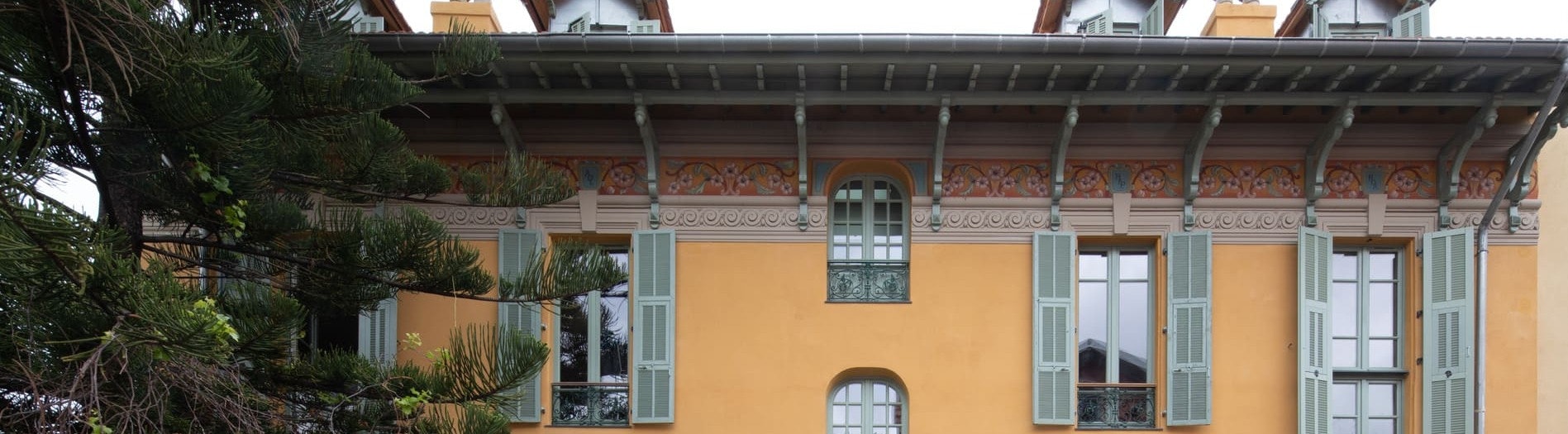 city, building, house, housing, villa, monastery, urban, condo, window, tree