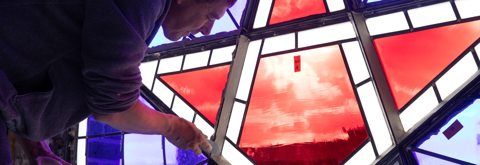 art, person, stained glass, face, head