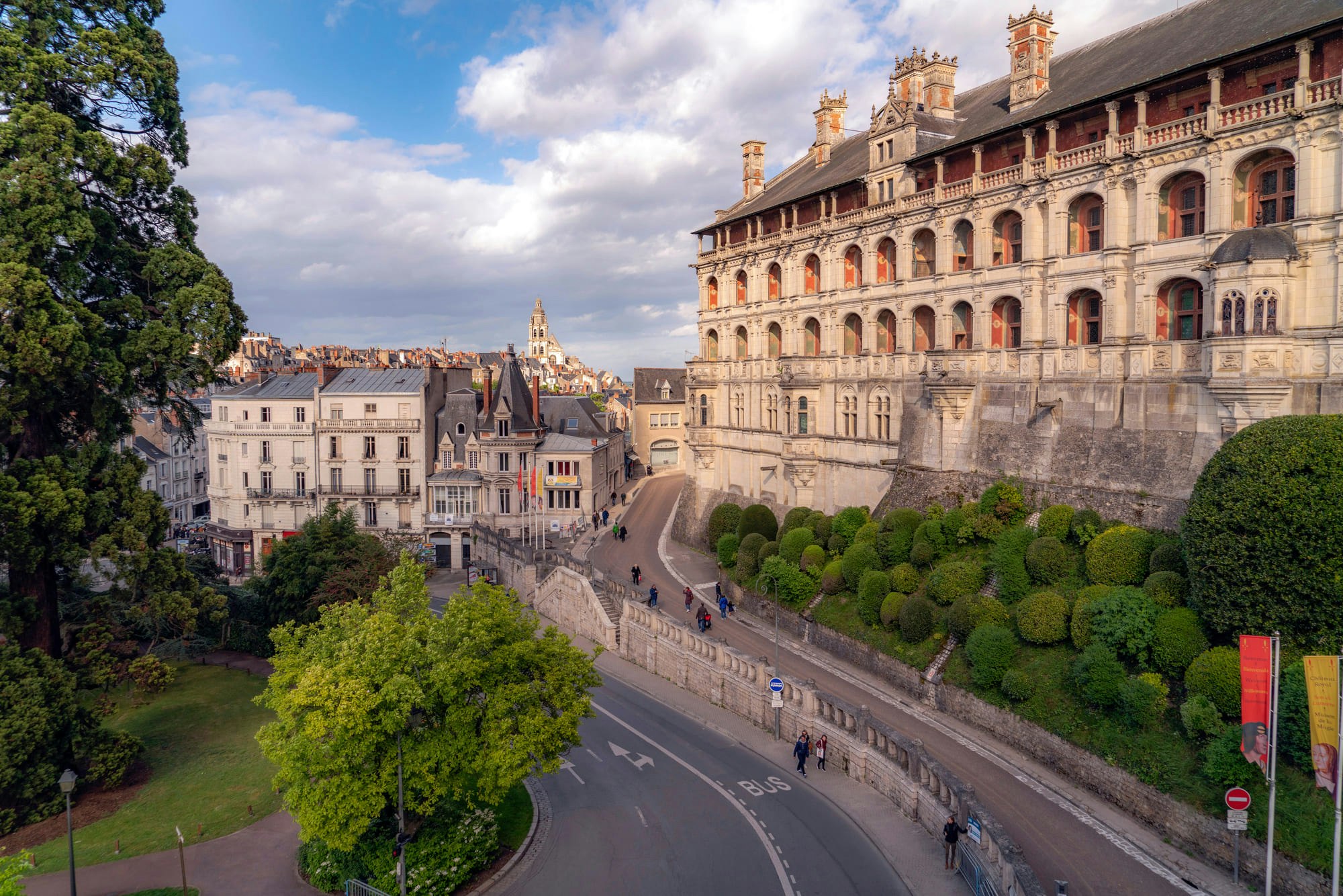 city, architecture, building, road, urban, cityscape, metropolis, person, outdoors